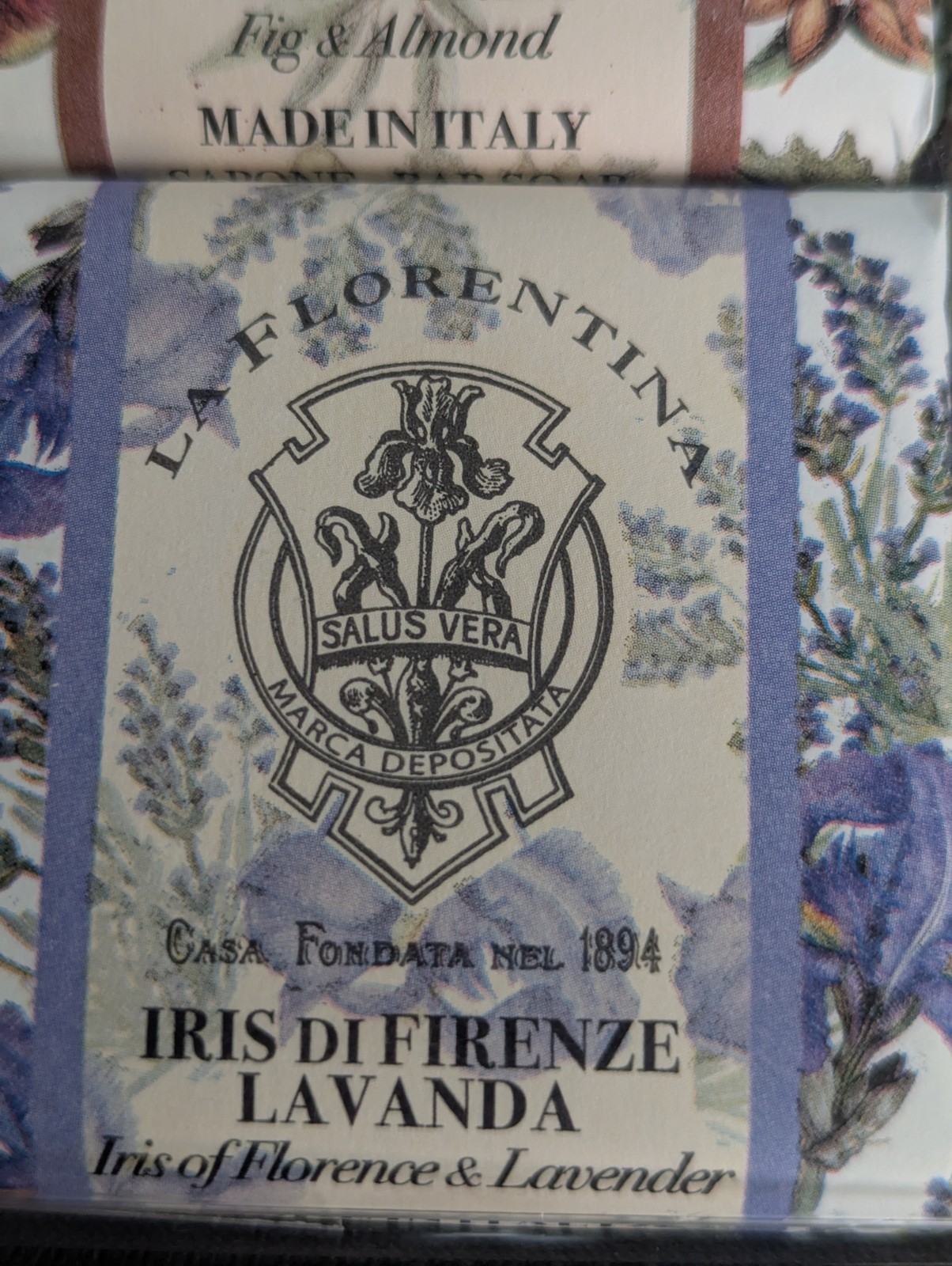 La Florentina Italian Luxury Bar Soap 6 Pk Fig Lemon Orange Olive Pomegranate