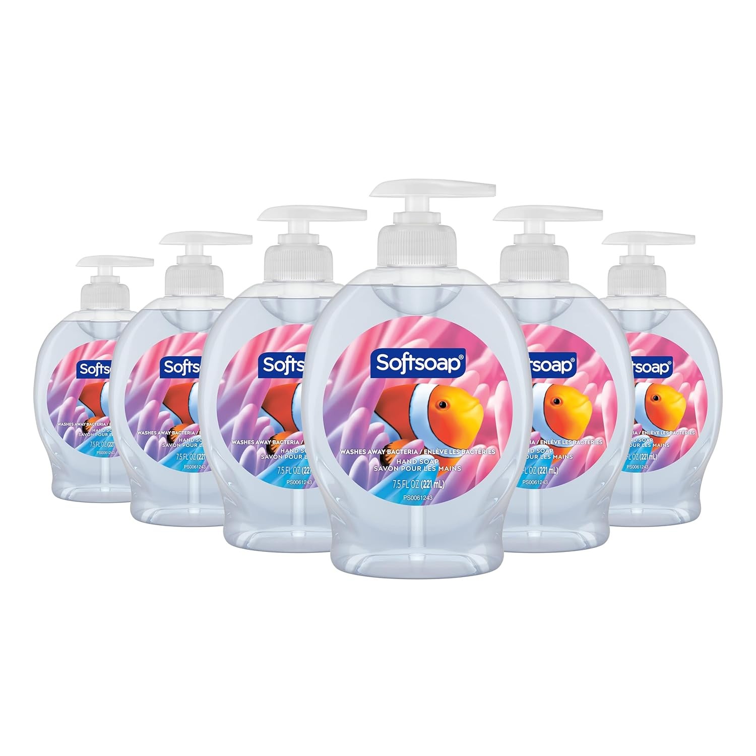 Softsoap Liquid Hand Soap Aquarium Series 7.5oz 6-Pack