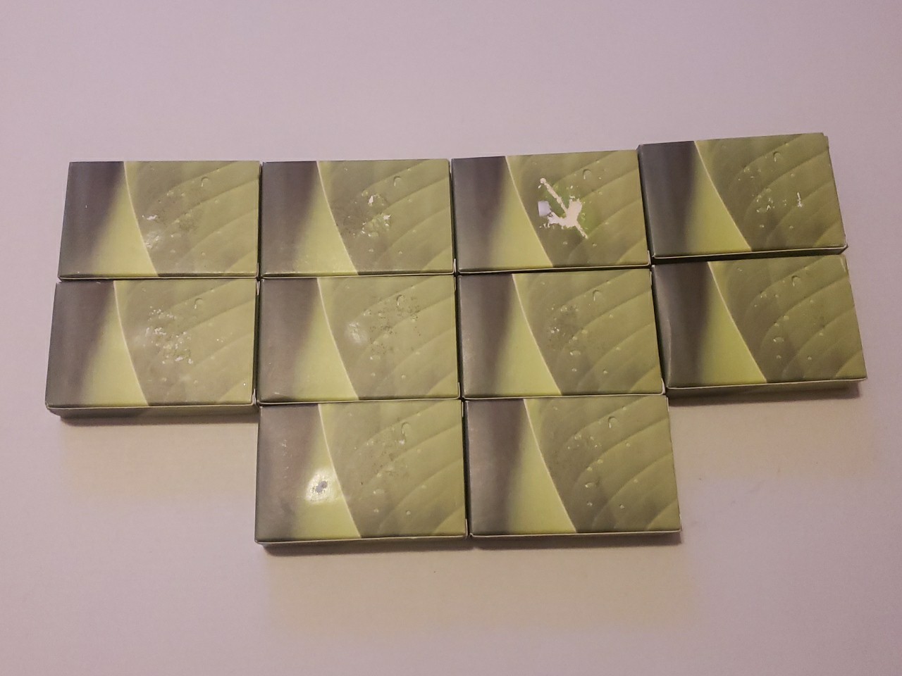 Bath and Body Works Travel Size Rainkissed Leaves Moisturizing Bar Soap 10 Bars