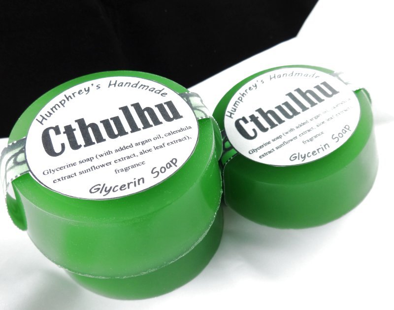 CTHULHU Glycerin Soap Ocean Citrus & Soft Woods, Unisex Horror Stocking Stuffers
