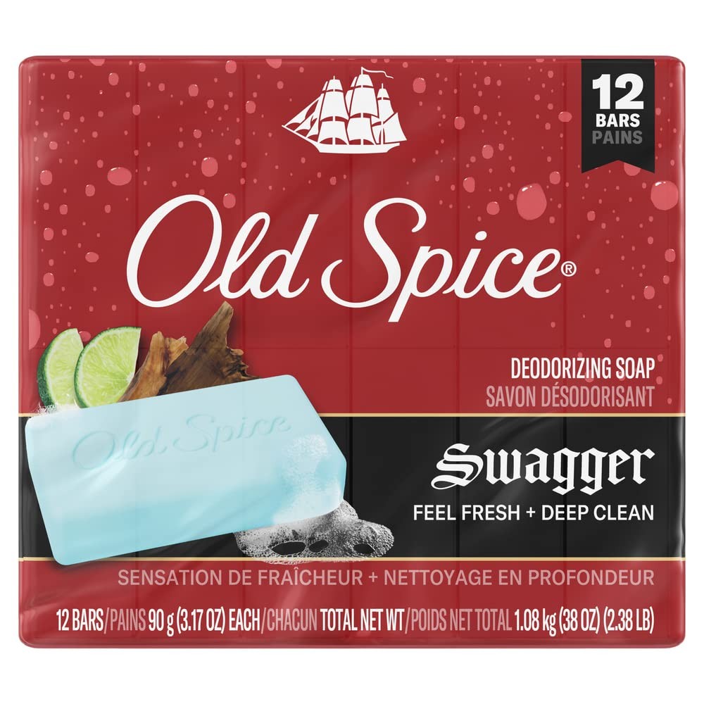 Men’s Bar Soap Swagger, 3.17oz (12 Bars Total)