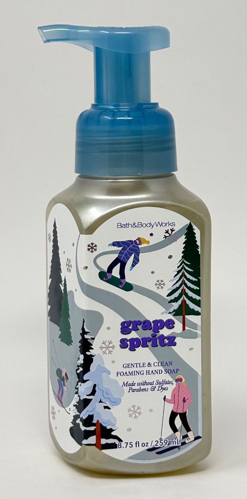 1 BATH & BODY WORKS GRAPE SPRITZ GENTLE CLEAN FOAMING HAND SOAP WASH PUMP PEACH