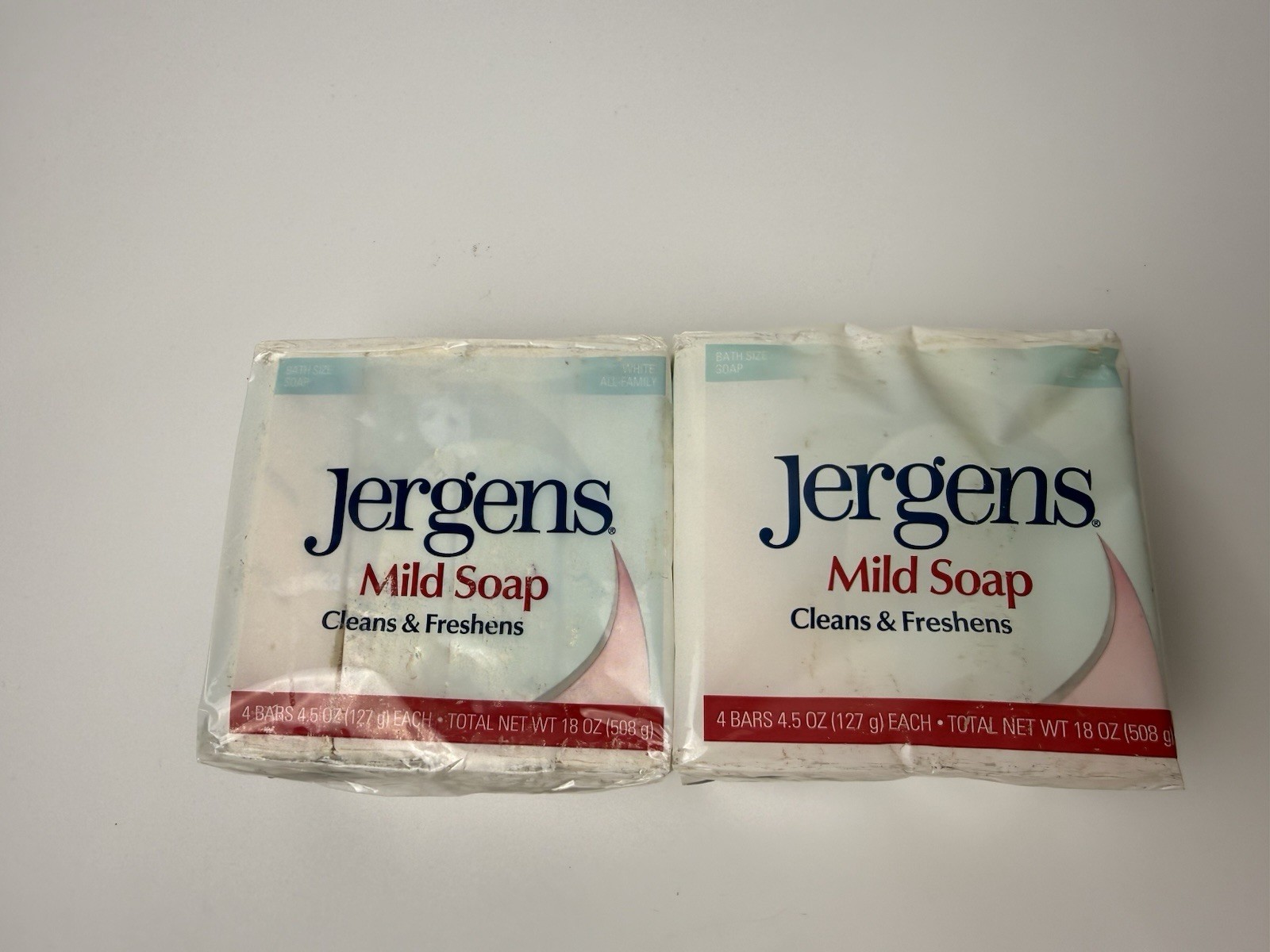 Jergens Mild Bar Soap 4.5 Oz Bars W/ Tallow & Tallowate 2 Pack – 8 Bars Total