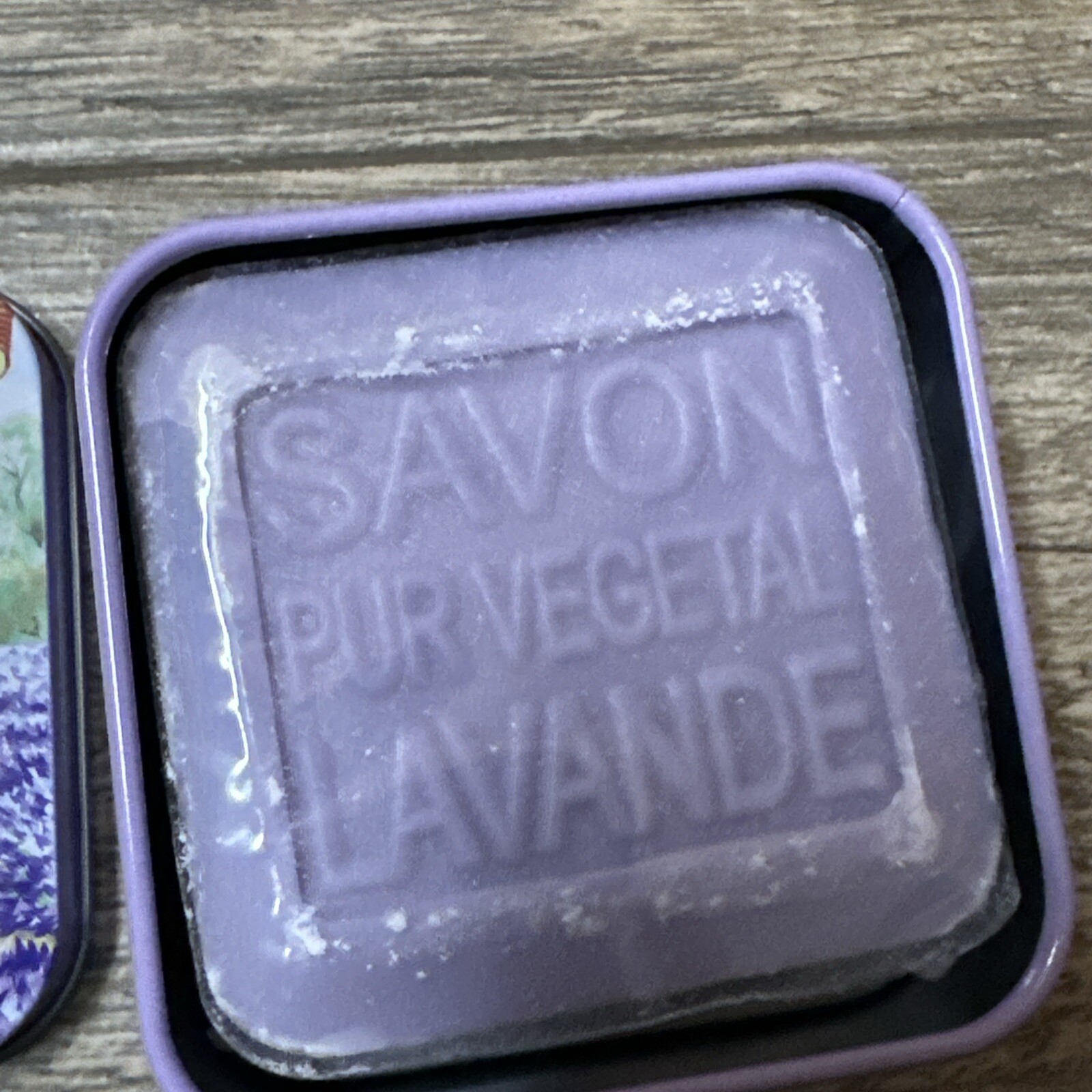 la Savonnerie de Nyons Lavande Soap in a Tin 3.5 OZ