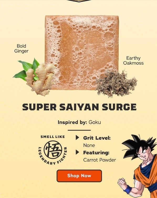 2 PACK Dr Squatch FINAL FLASH FRESH + SUPER SAIYAN SURGE DRAGON BALL Z LE BAR!