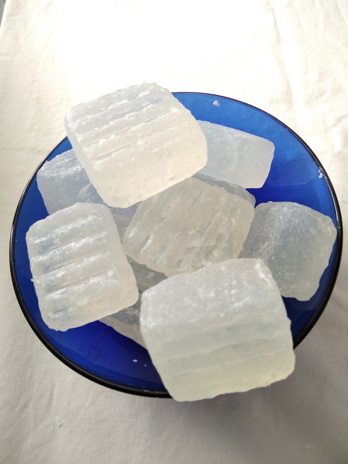 Сlear base soap that becomes melt-and-pour, 8 oz, HANDMADE