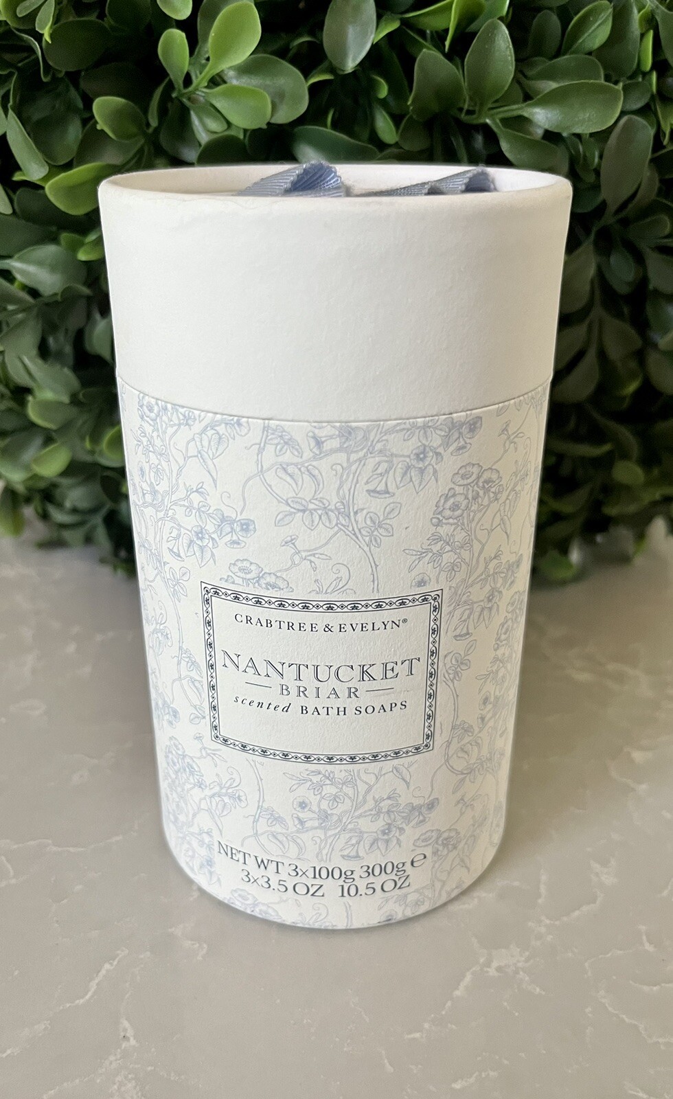 Crabtree & Evelyn Nantucket Briar Triple Milled Soap Set 3 x 3.5 oz 100g~ NEW