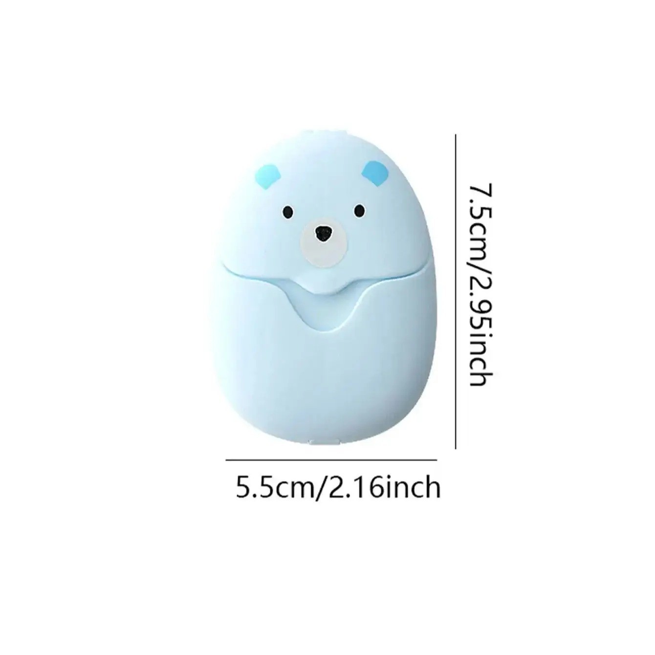 1Pc Travel Disposable Soap Paper Sheets Hand Washing Outdoor Portable Clean Soap