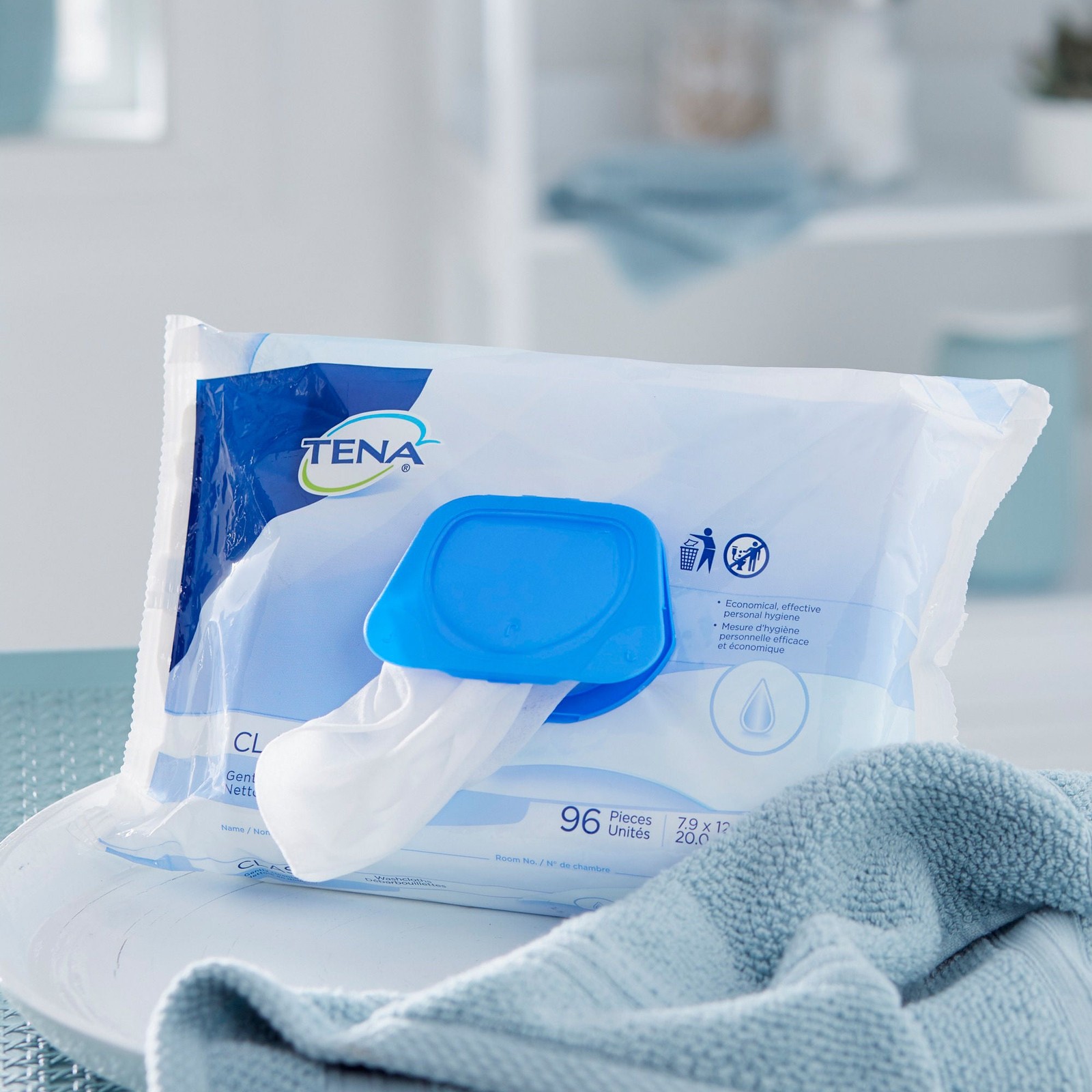 TENA Personal Cleansing Wipe 7-9/10 x 12.5″