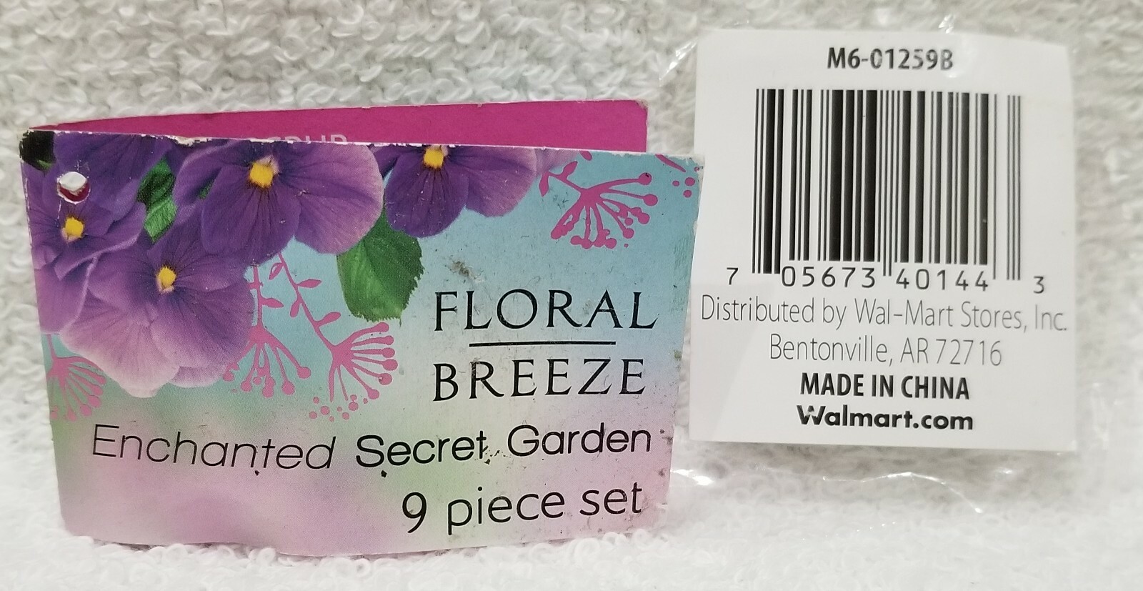 Floral Breeze ENCHANTED SECRET GARDEN Bath Soap Bar Bee Wal-Mart 2.82 oz/80g New
