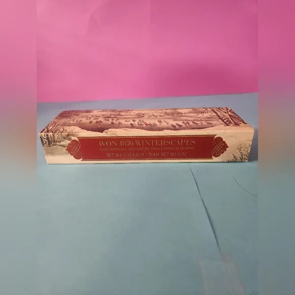 Vintage AVON 1876 Winterscapes Special Occasion “Stay-Beautiful” Soaps