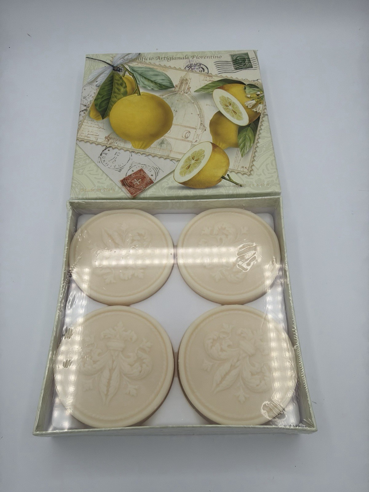 Saponificio Artigianale Fiorentino Soap Set of 4~4.40 oz. Bars Italy. Great Gift