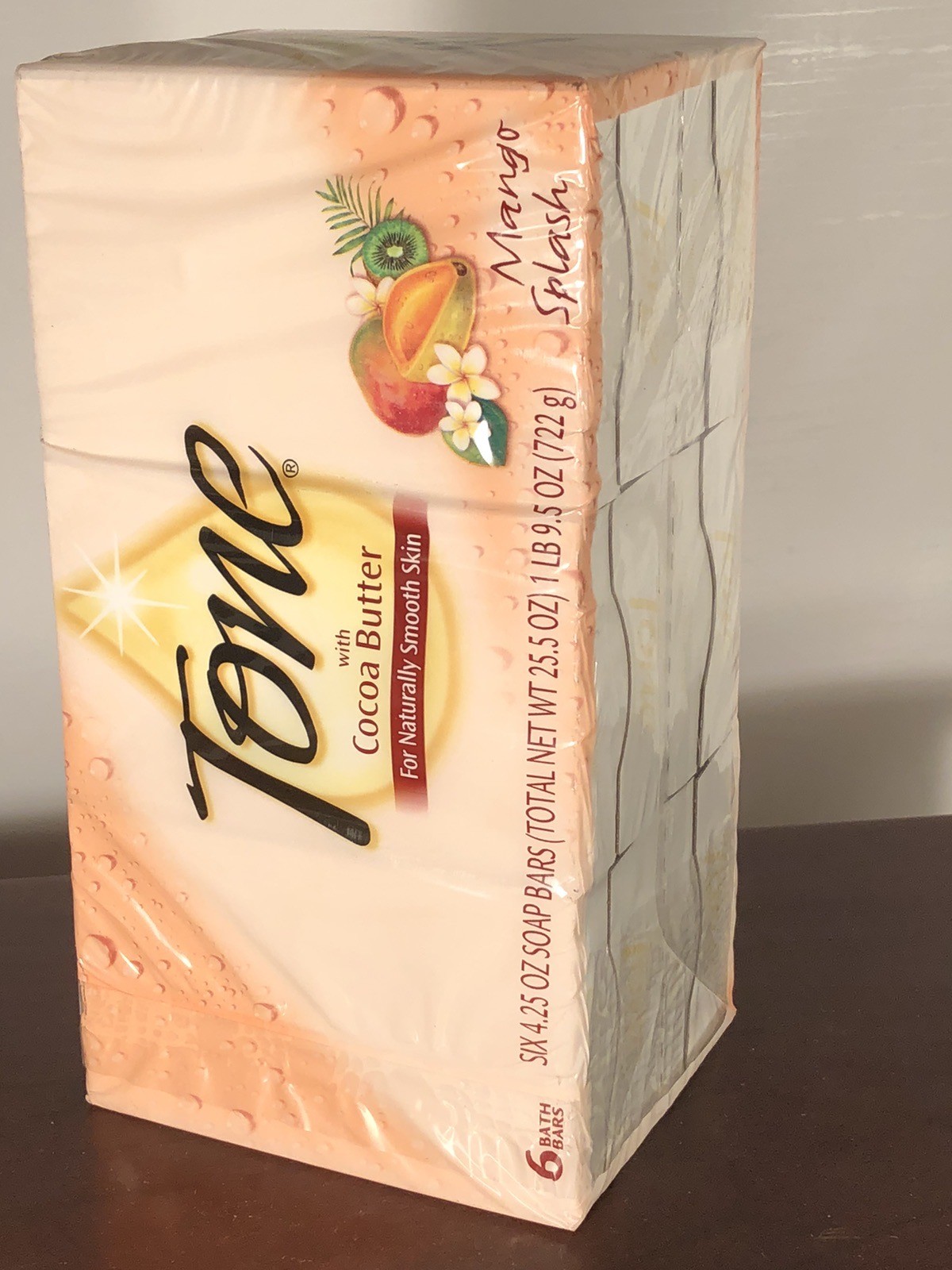 Tone Bath Bar Soap Cocoa Butter Mango Splash 6-Pack 4.25 Oz Made USA