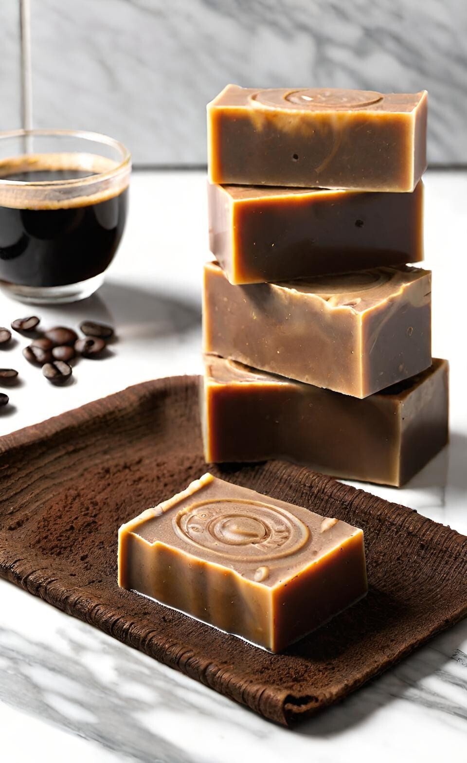 Coffee Handmade Organic Soap Bar Natural Oil Wonderful Scent Premium Body Spa