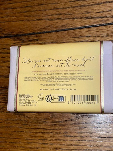 MIEL de LAVANDE Savon de Provence Soap Bar Bastide Made in France 7 oz. – NEW