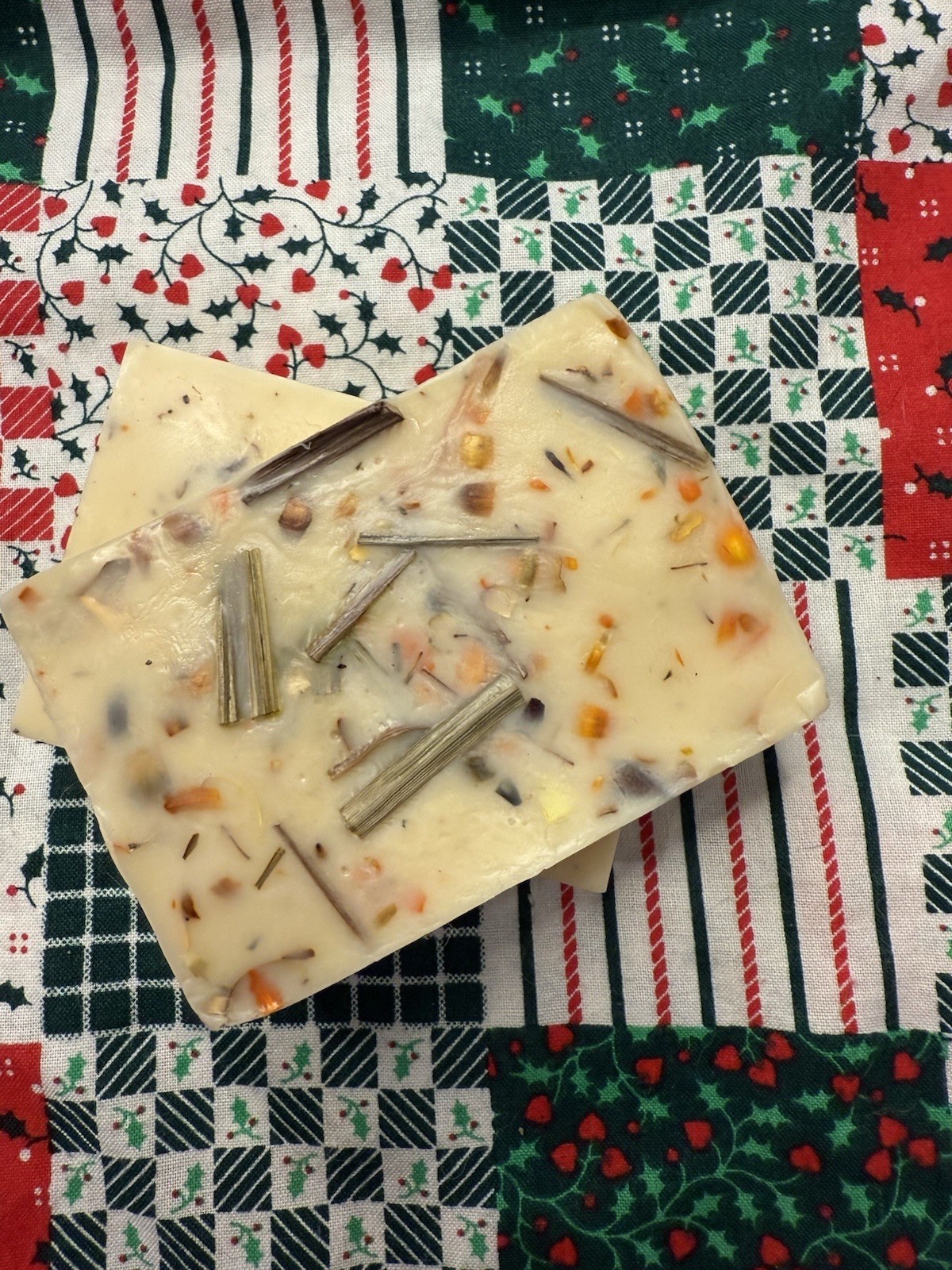 Handmade Goat Milk Soap Bar Lemongrass & Chrysanthemum Vegan Organic All Natural