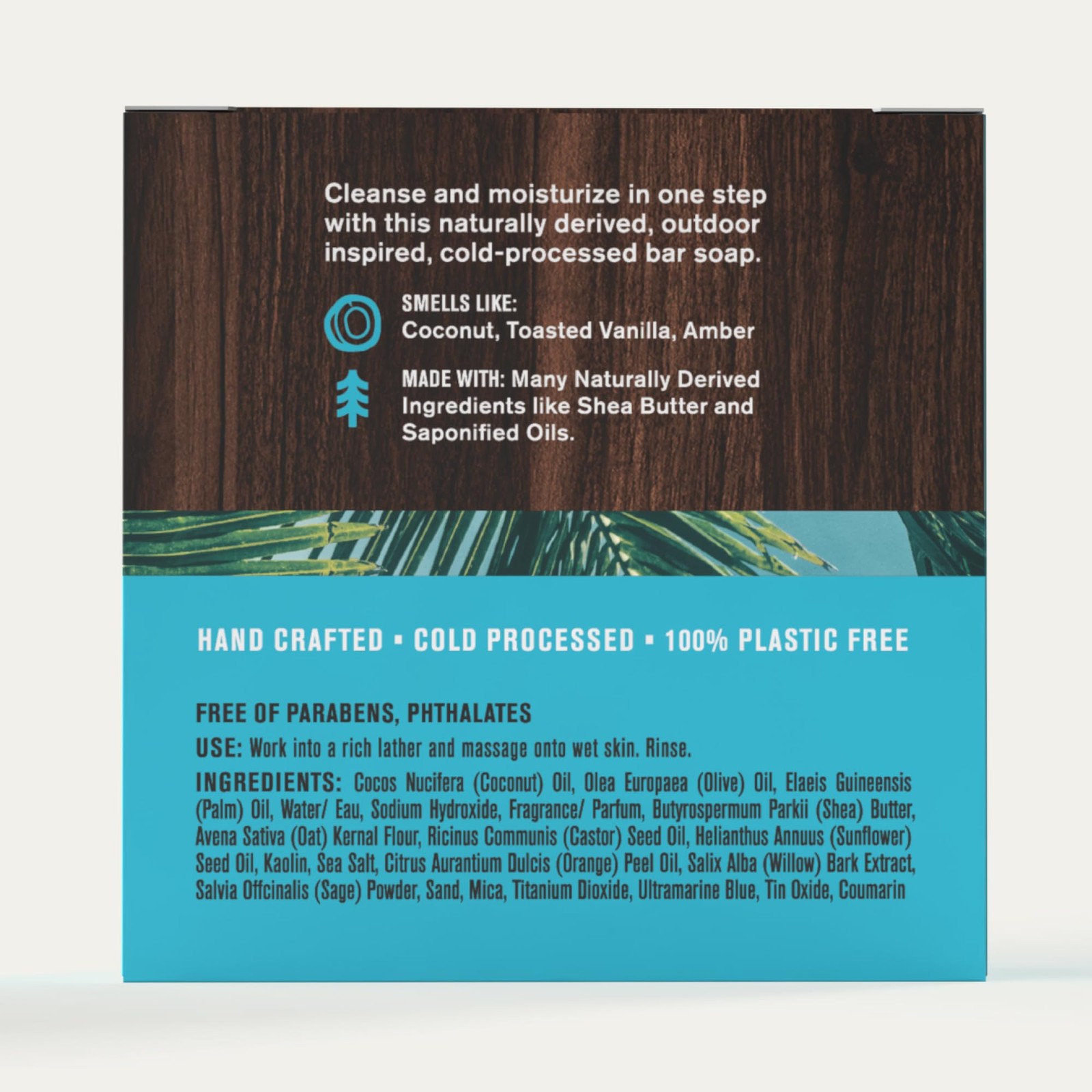 Every Man Jack Cold Processed Mens Bar Soap – Coconut + Driftwood Scent – Dee…
