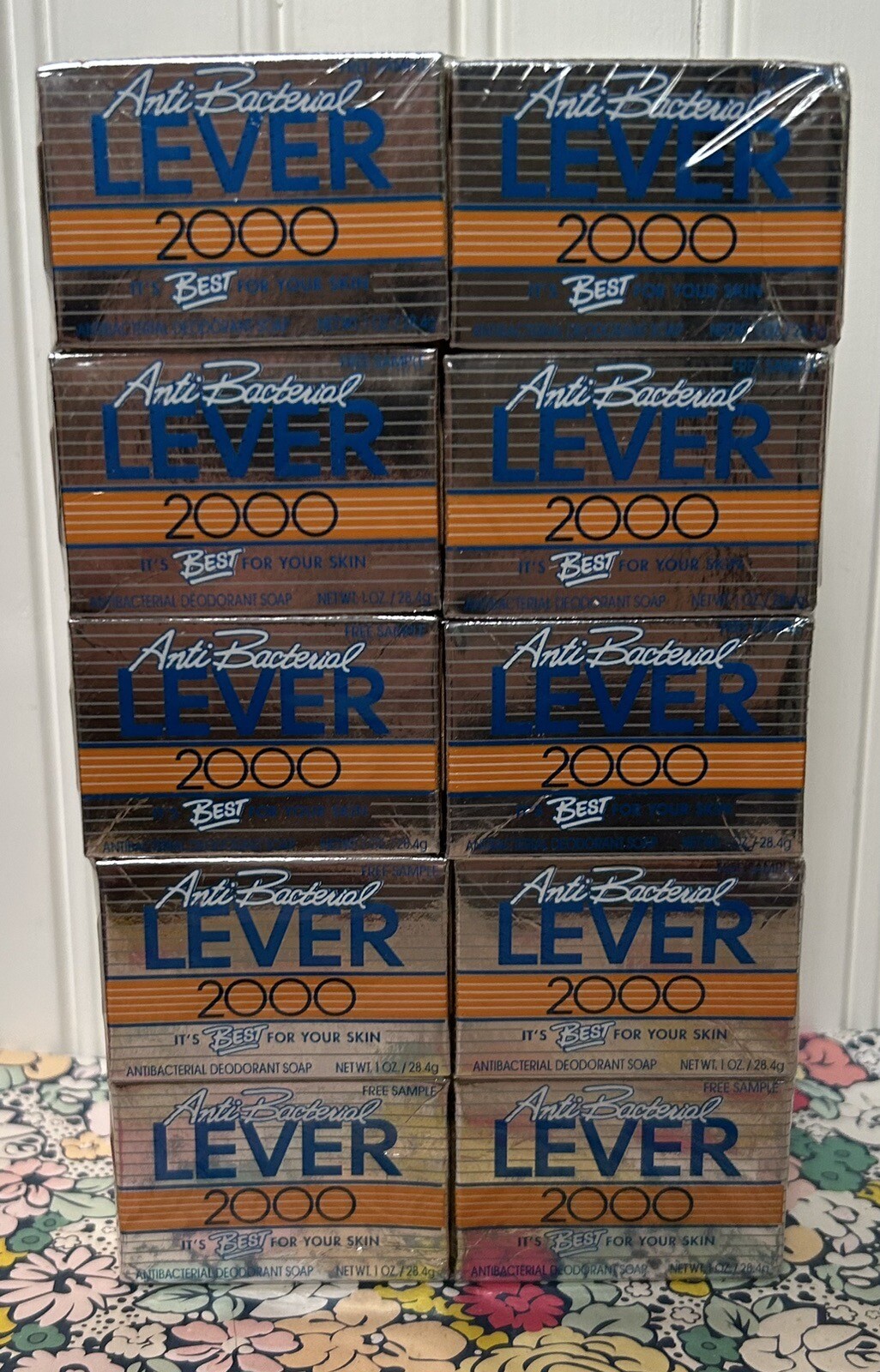 FACTORY SEALED SET OF 30 NEW LEVER 2000 1oz DEODORANT BAR SOAPS ANTIBACTERIAL