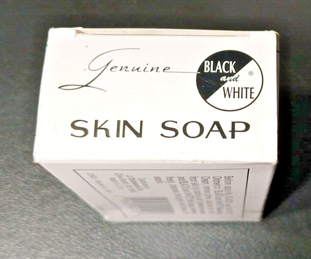 Genuine Black & White Skin Body Bar Soap Soothe Itching & Burning Relief 3.5 oz.
