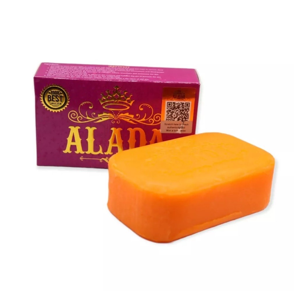 ALADA Whitening Soap Naturally Brightening Natural Extract Face Body 160G X5