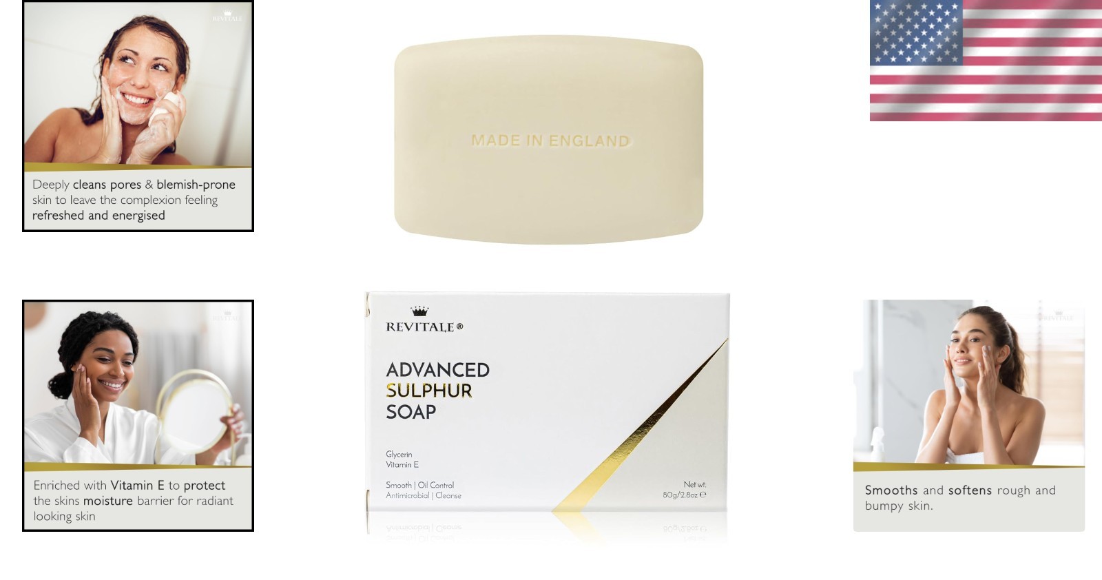 Eco-Friendly Advanced Sulphur Soap – Effective Cleansing for All Skin Types 80g