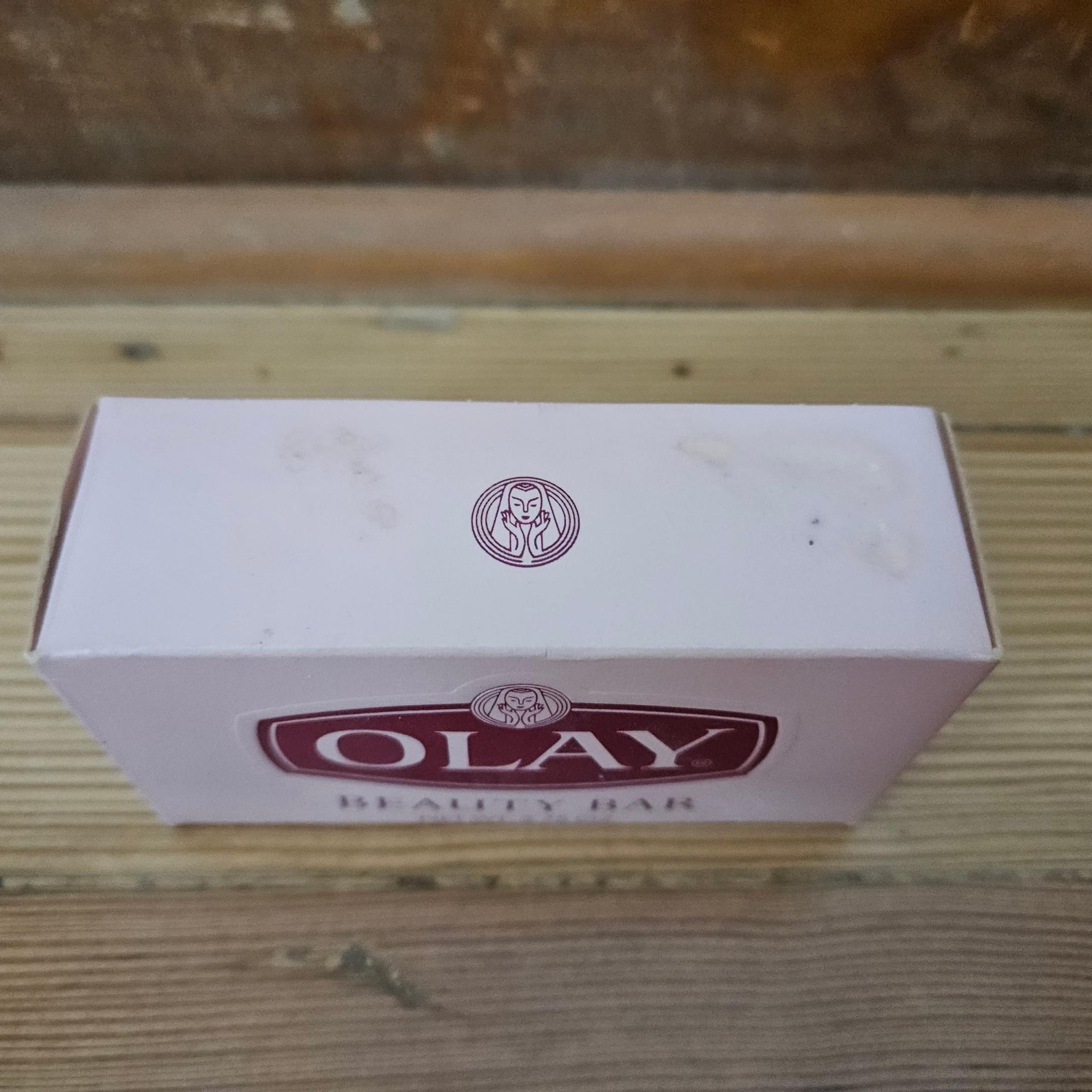 Vintage Oil of Olay Beauty Bar Soap, Pink Box, 2.75 oz, Open Box