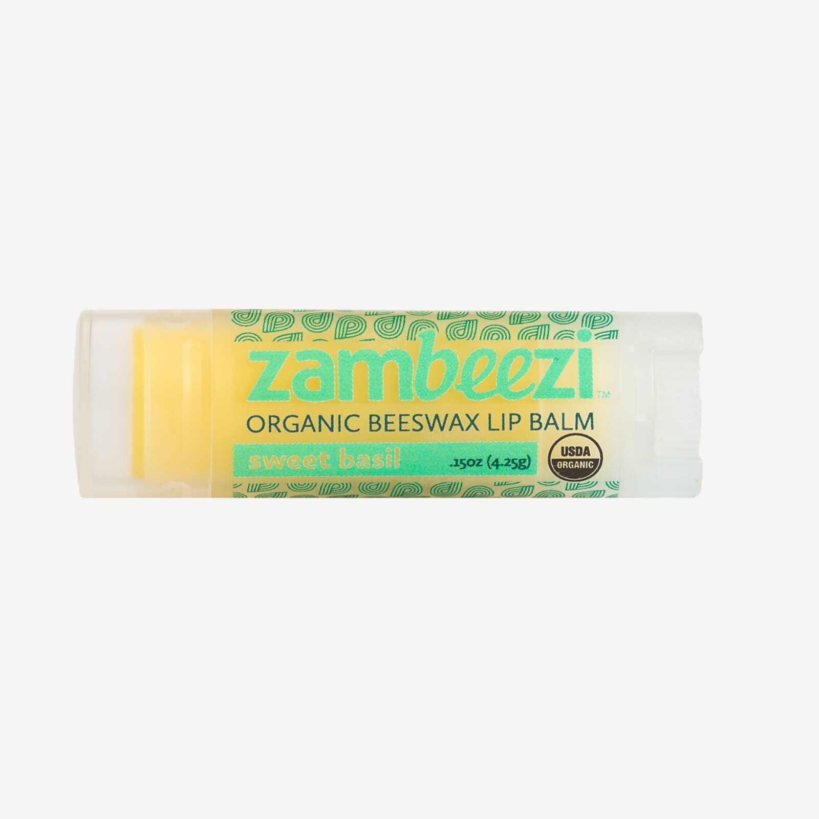 4 pack Zambeezi Organic Fairtrade Beeswax Lip Balm from Zambia Africa Core