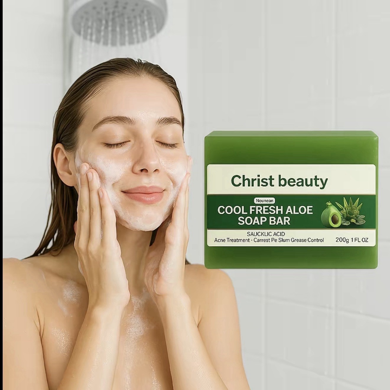 Aloe & Avocado Facial Soap 100g | Daily Cleansing Bar