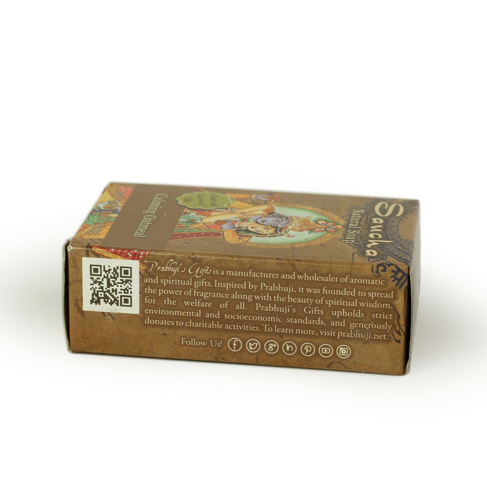 Soap Bar Saucha – Natural Calming Oatmeal – Travel size 1 oz (30g)