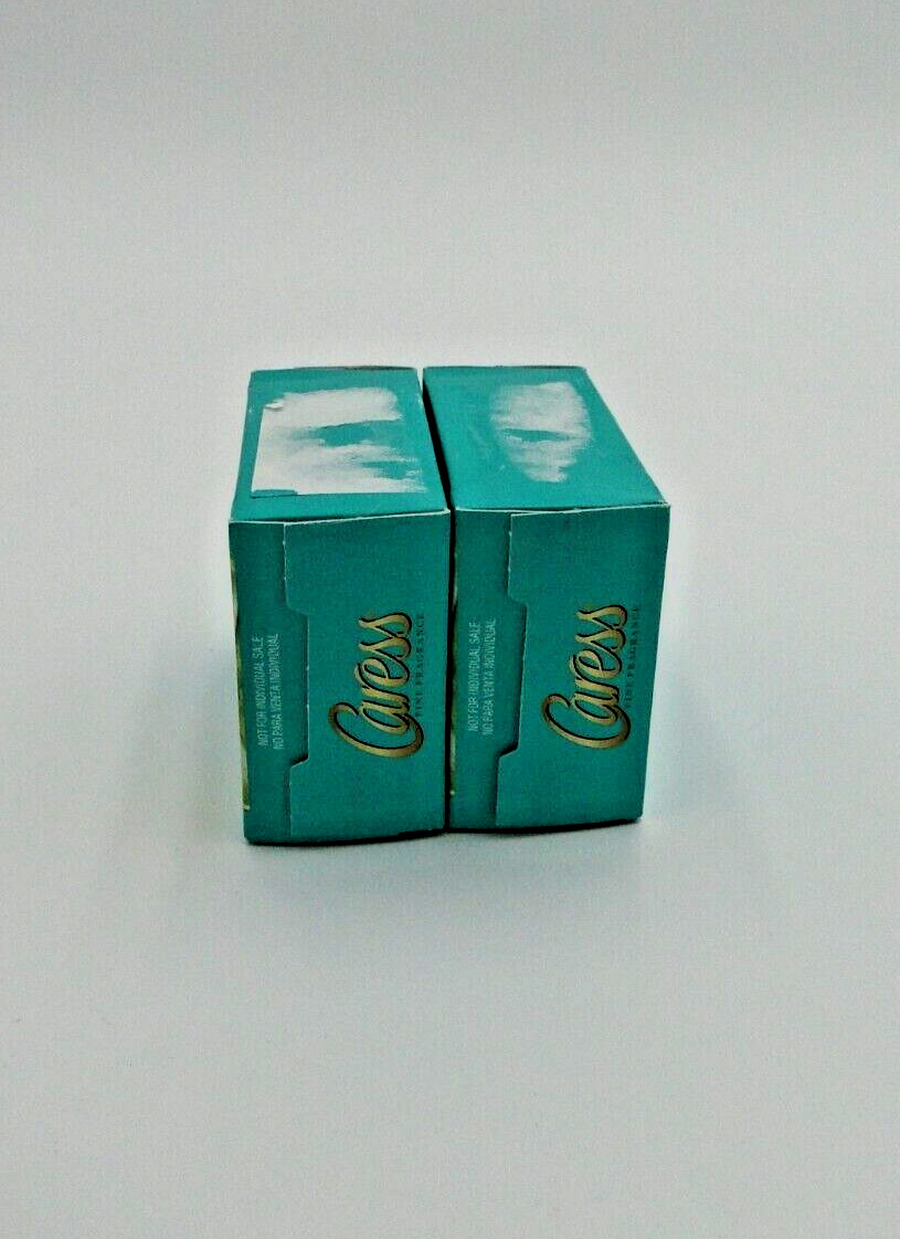 Caress Emerald Rush Lush Gardenia & White Tea Bar Soaps 2 bars total