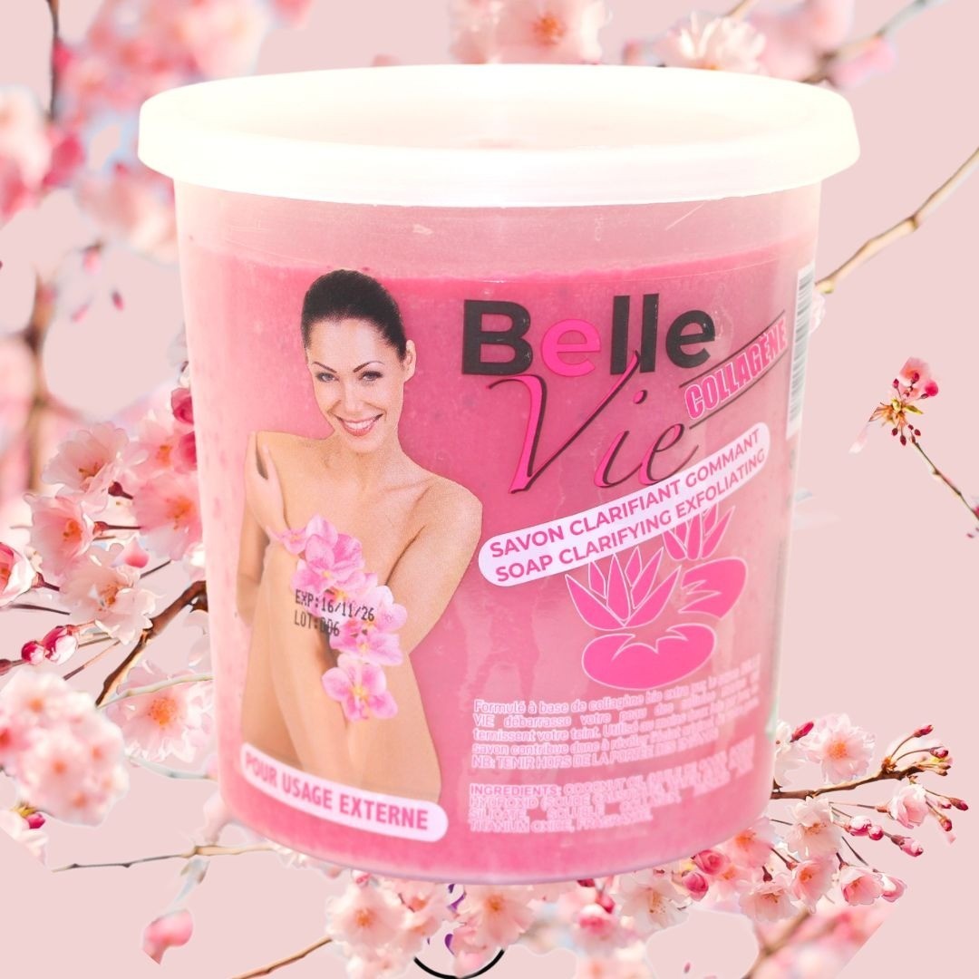 Belle Vie Collagène Clarifying Exfoliating Soap – Smooth & Radiant Skin