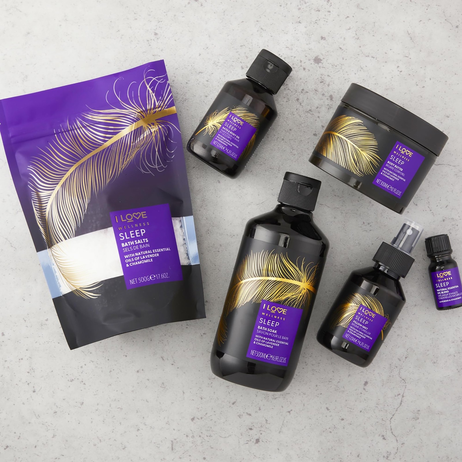 I LOVE Wellness Bath Salts for Sleep- Chamomile and Lavender Bath Salts – Rel…