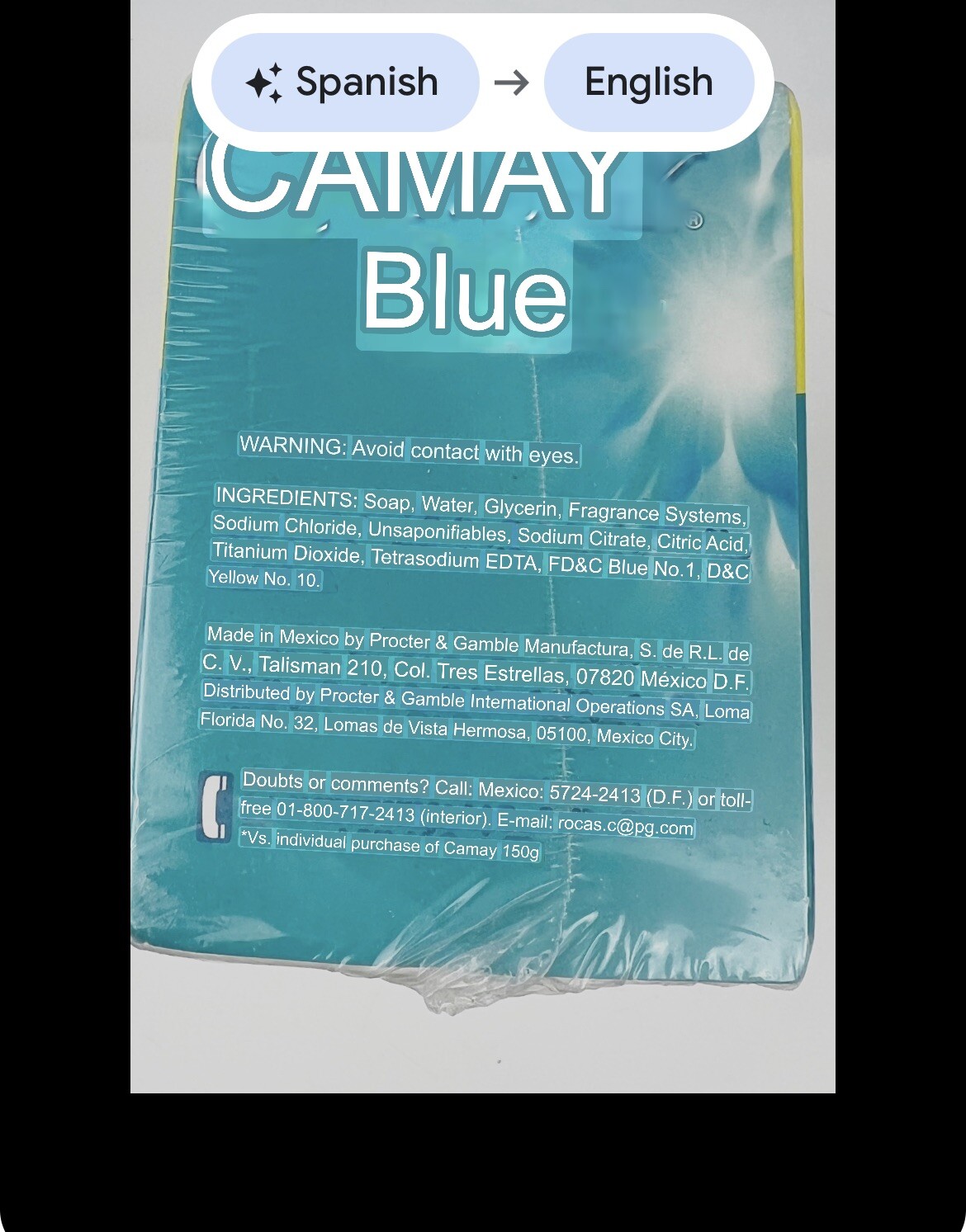 NEW Camay Blue Beauty Bath Family Soap Bar 5.29 oz 6 Bars Sealed Rare