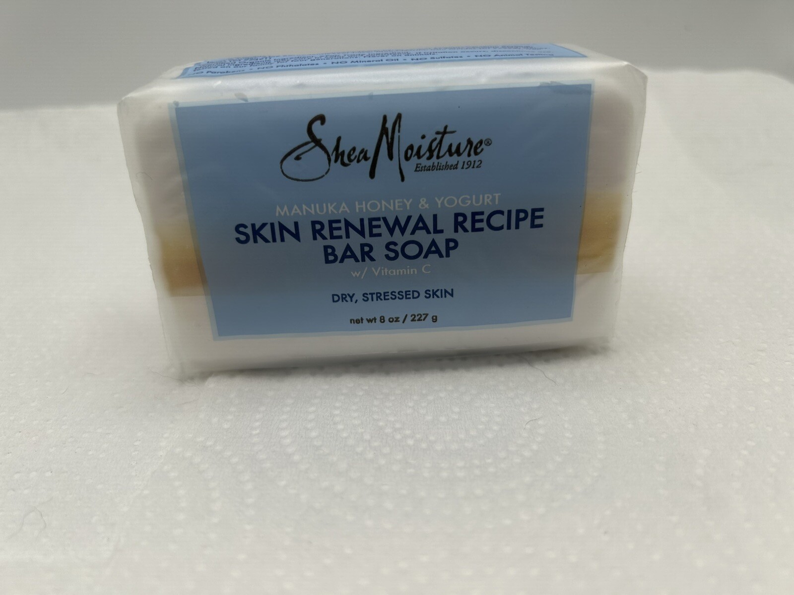 Shea Moisture Manuka Honey & Yogurt Skin Renewal Recipe W/ Vitamin C Bar Soap