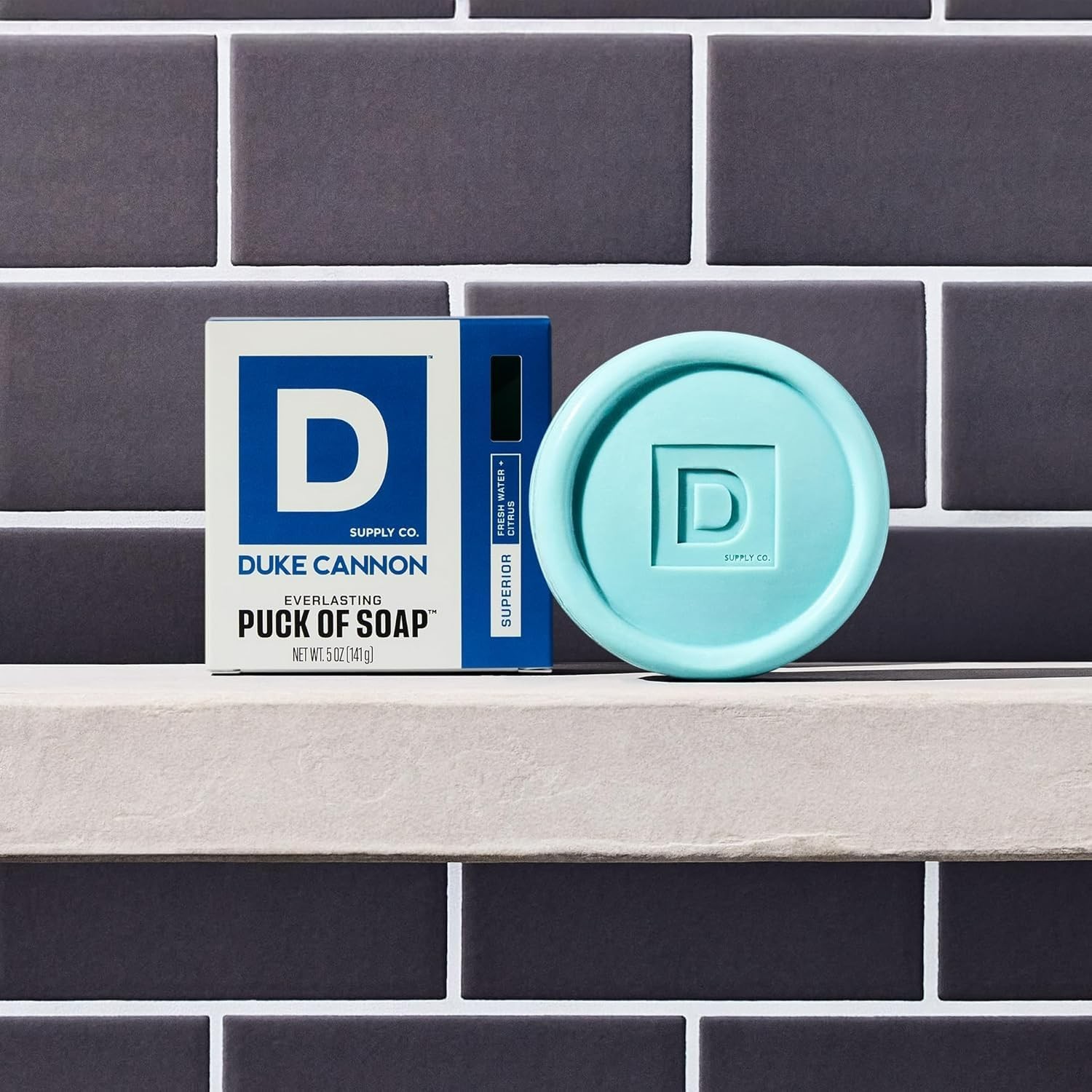 Luxury Hydrating 5oz Men’s Bar Soap Puck – Exfoliating & Refreshing Scent