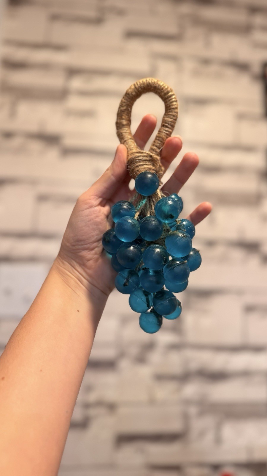 Grape Soap, Handmade Grape Soap on a Rope, Decorative & Aromatic Soaps With Aloe