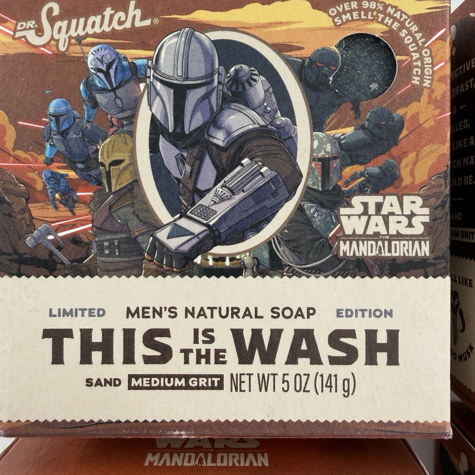 This is the Wash Dr Squatch Soap 4 Pack Star Wars Medium Grit Limited Edition