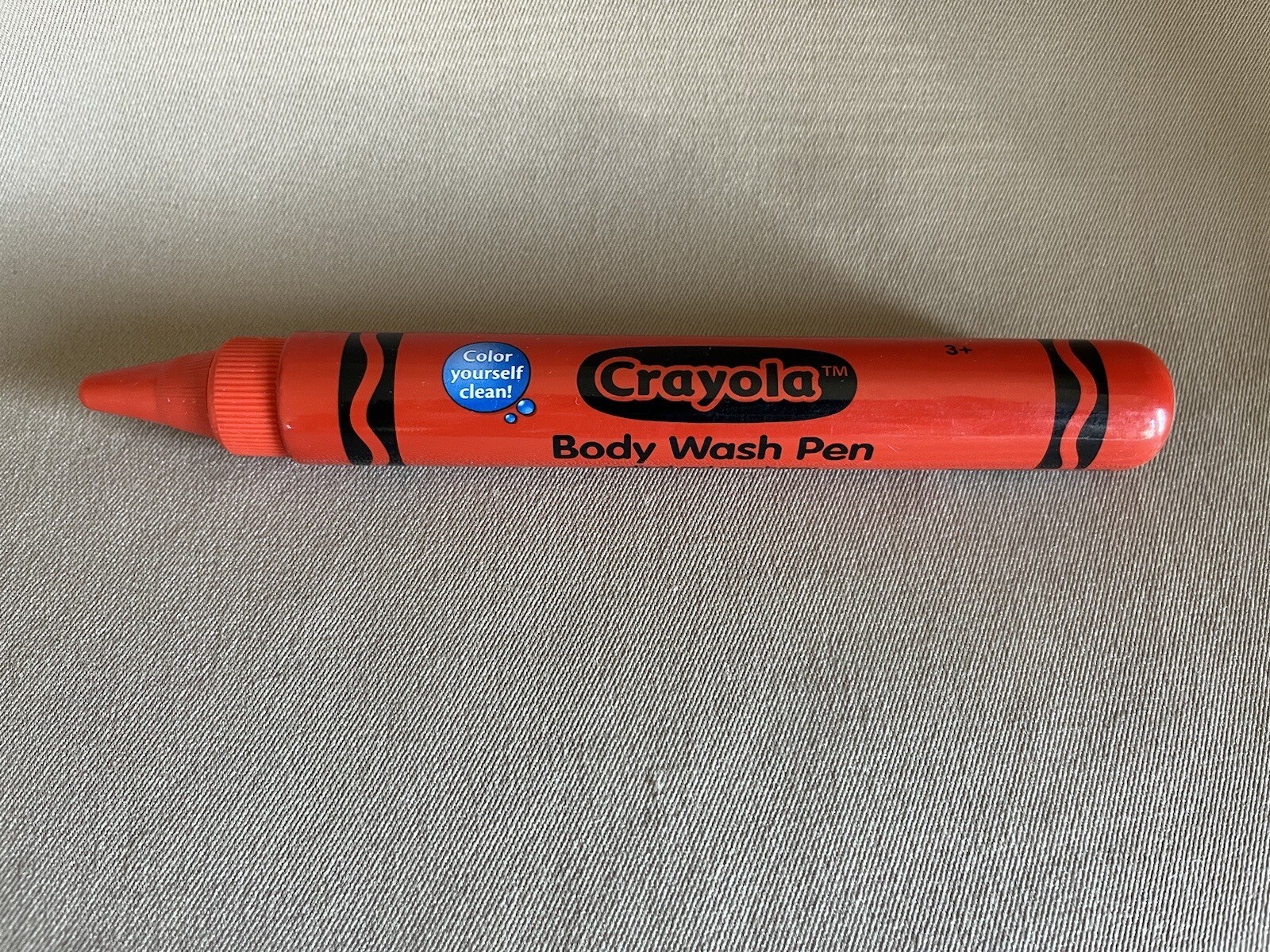 1.9 Oz. Crayola Bathtub Body Wash Pen Radical Red Raspberry, For Ages 3+, New!