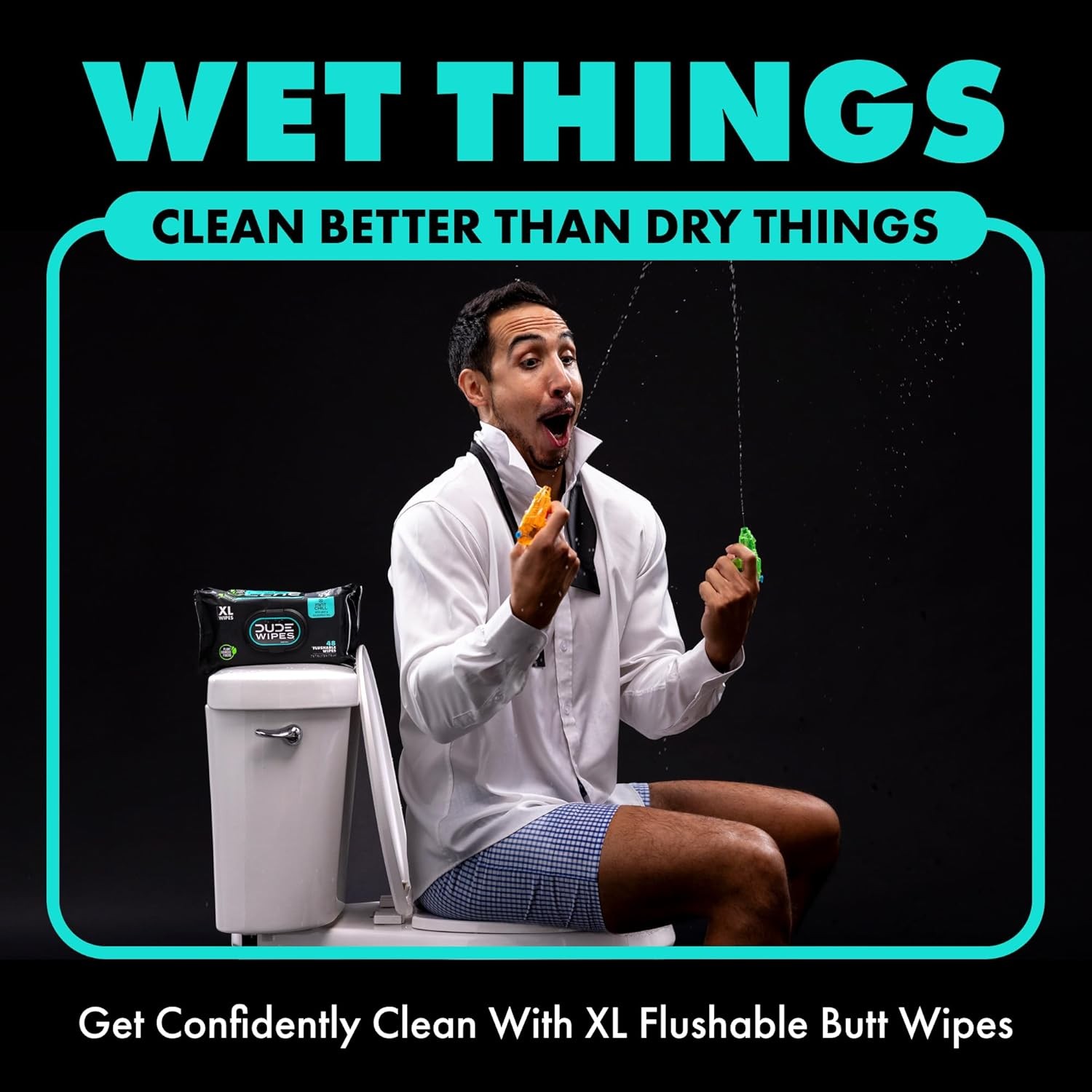 DUDE Wipes – Flushable Travel Pack – 6 Pack, 108 18 Count (Pack of 6)
