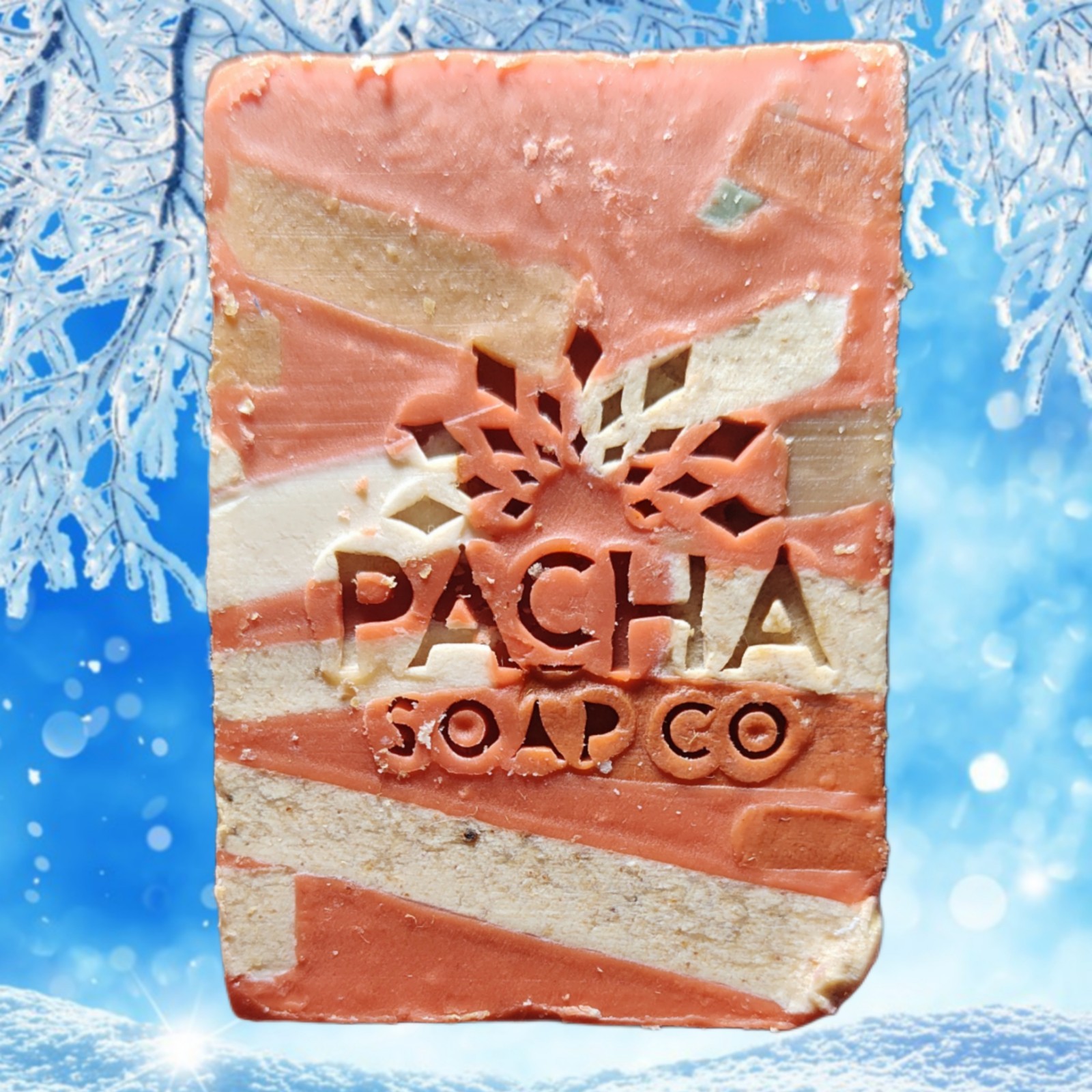 Pacha Soap Farmhouse Cider Apple Cinnamon Clove Holiday Edition Bar Soap 4 oz