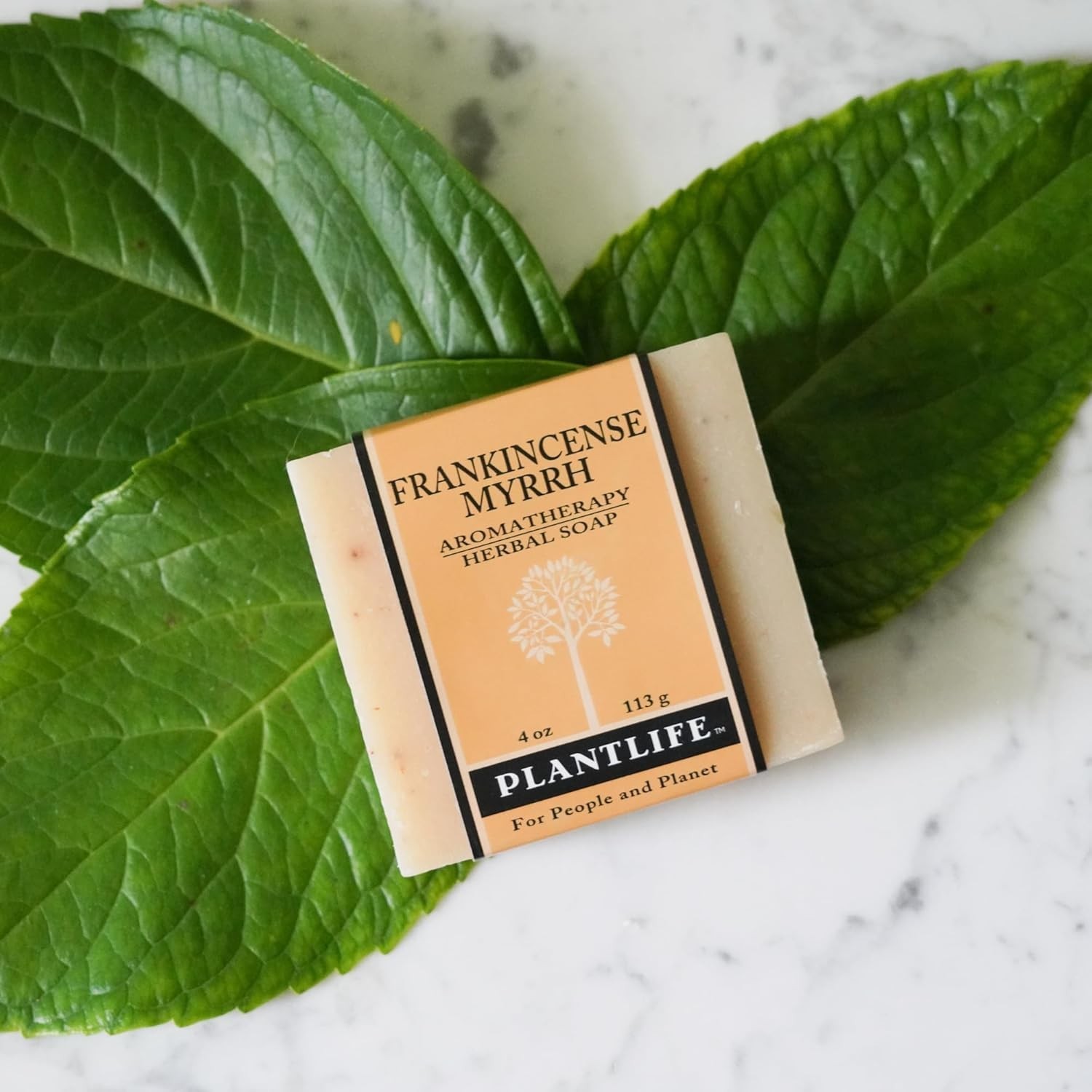 Organic Frankincense Myrrh 4oz Soap – Herbal Luxury for All Skin Types