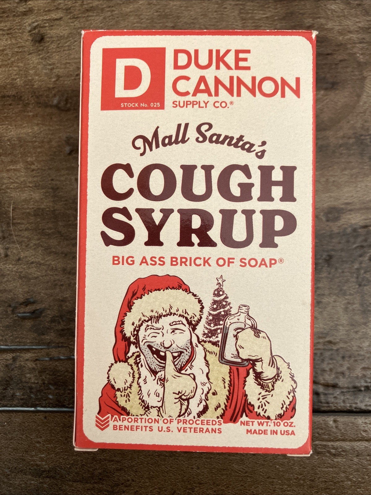 Duke Cannon Mall Santa’s Cough Syrup Big Ass Brick of Soap