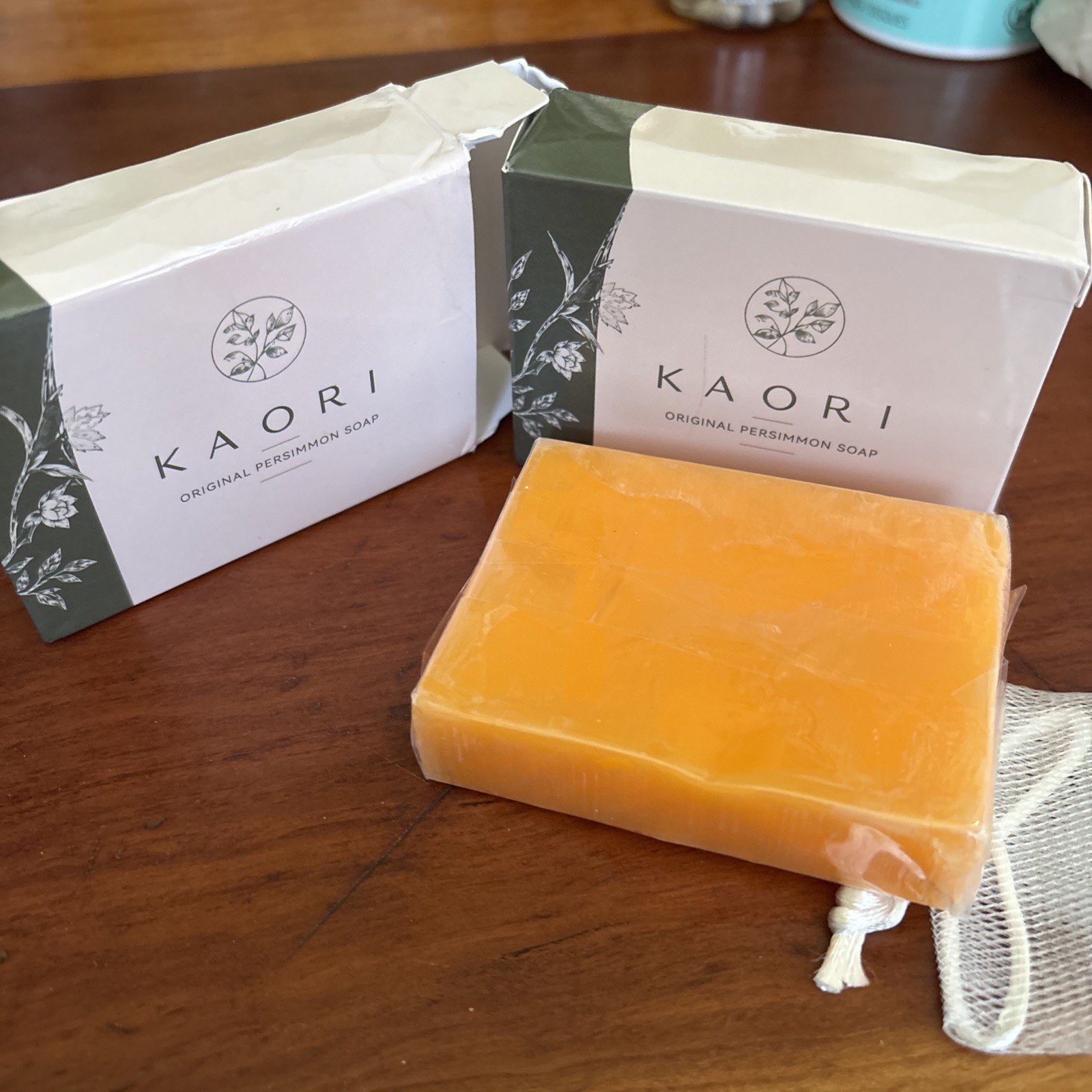 Kaori Persimmon Soap 2pk