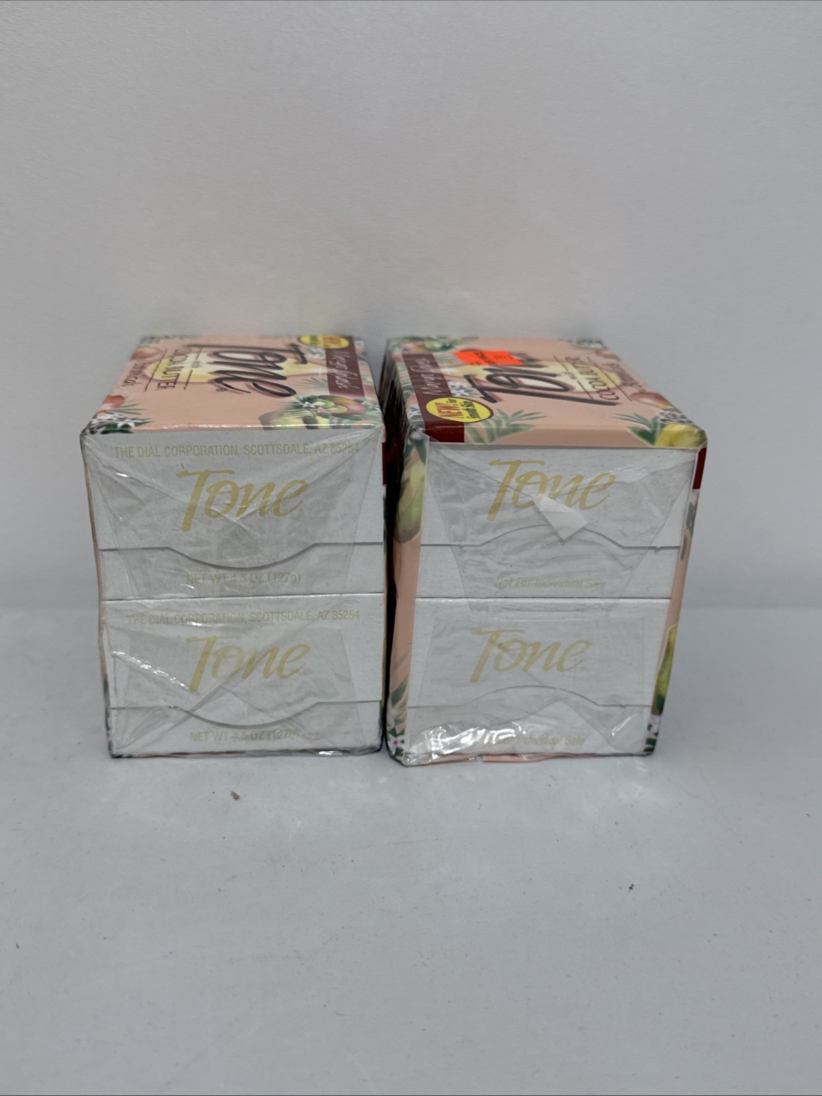 4 – Tone MANGO SPLASH Cocoa Butter & Papaya 4.25 oz Each Bar Soap