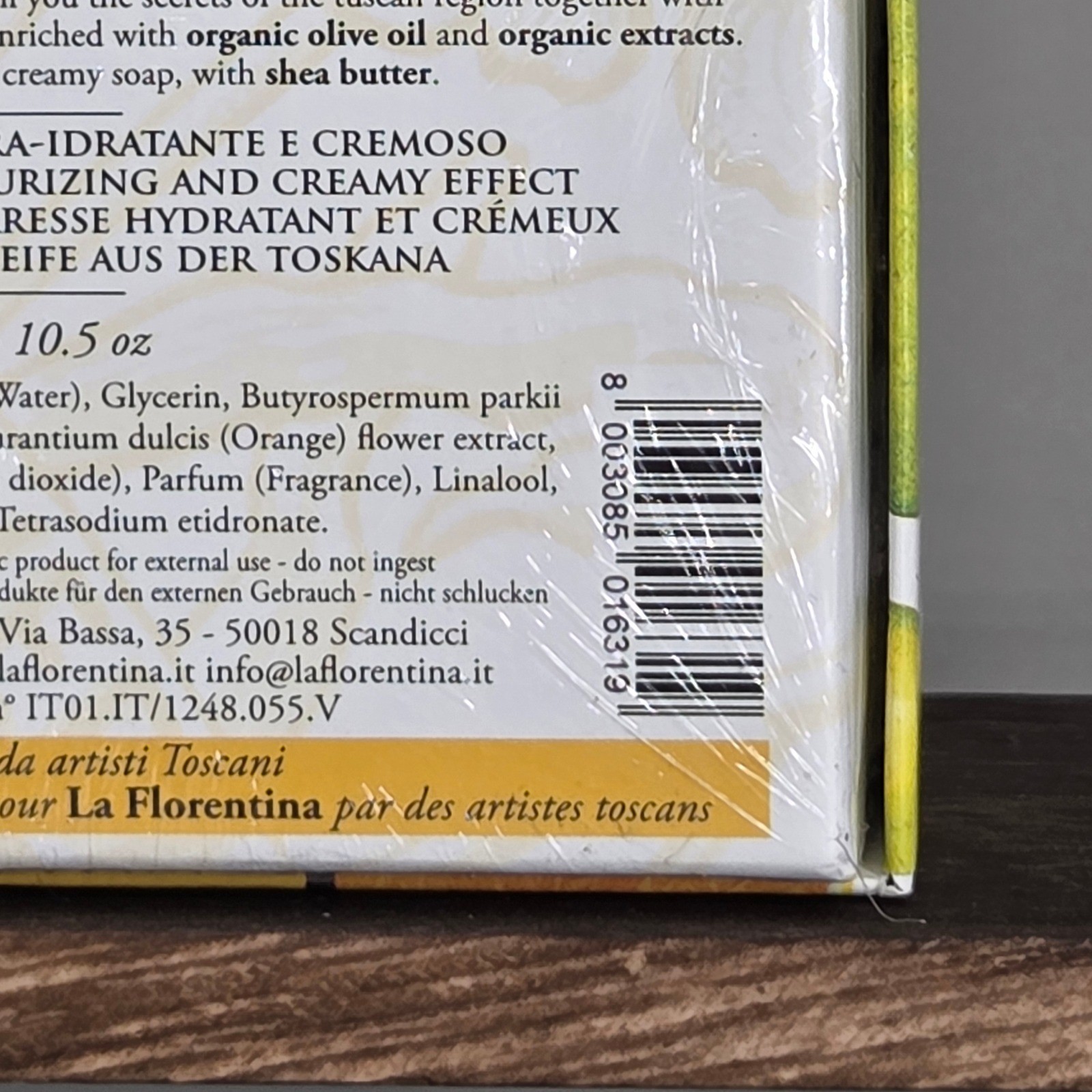 La Florentina Boboli Citrus Bath Soap Unisex 10.5oz Handmade Italian Luxury NEW