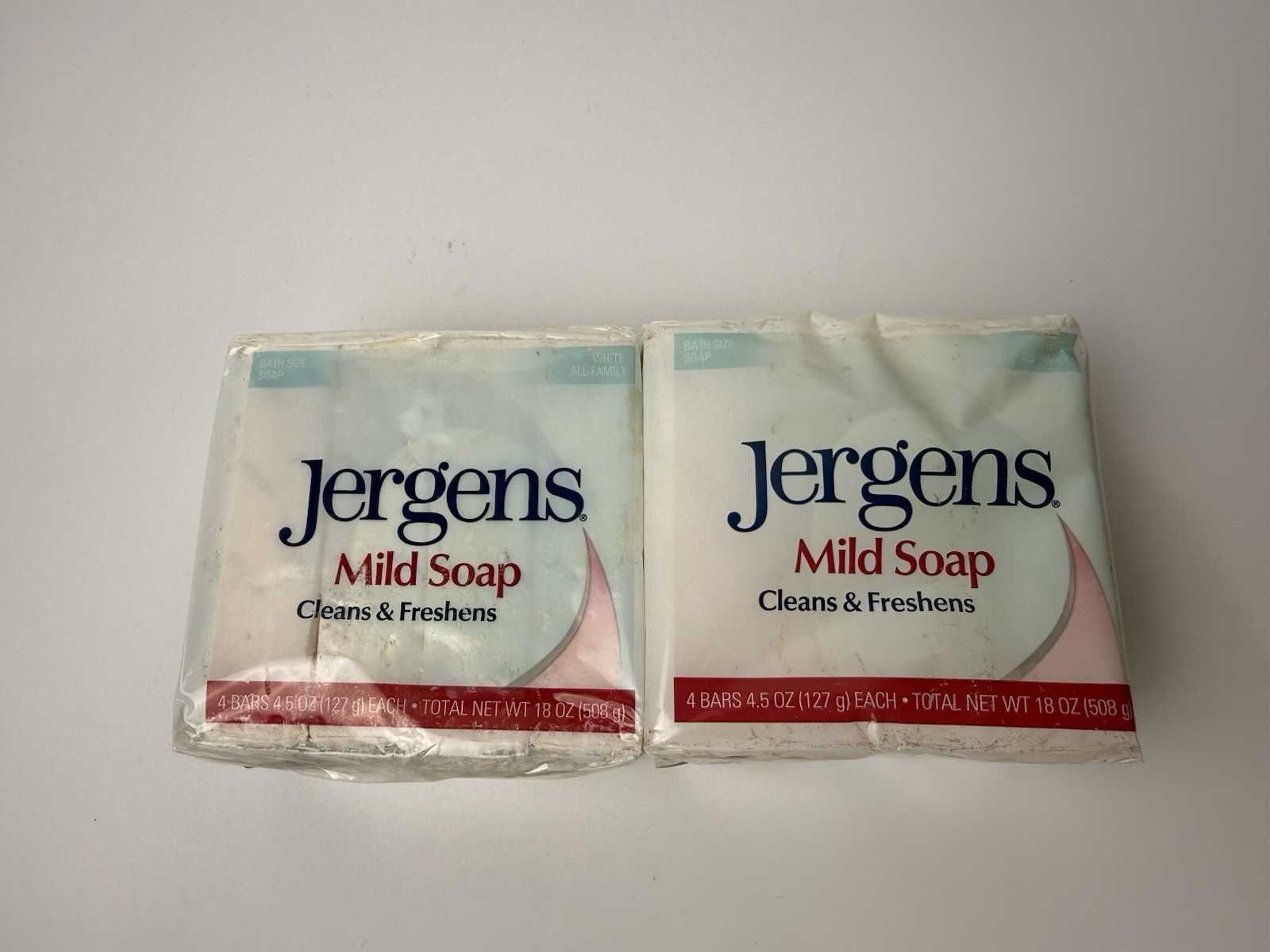 Jergens Mild Bar Soap 4.5 Oz Bars W/ Tallow & Tallowate 2 Pack – 8 Bars Total