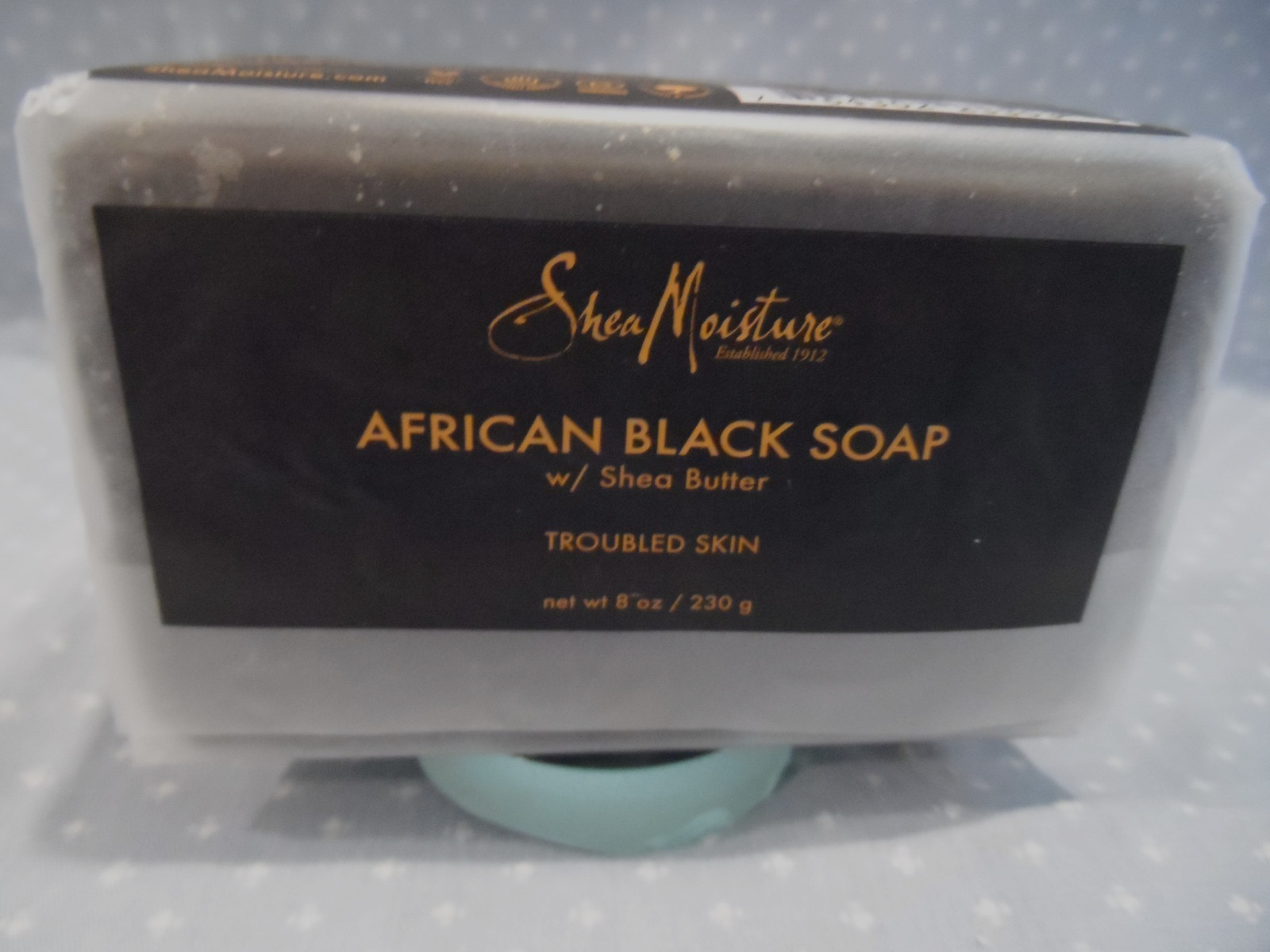 Shea Moisture African Black Soap Cleanser w/ Shea Butter- 8 oz Bar