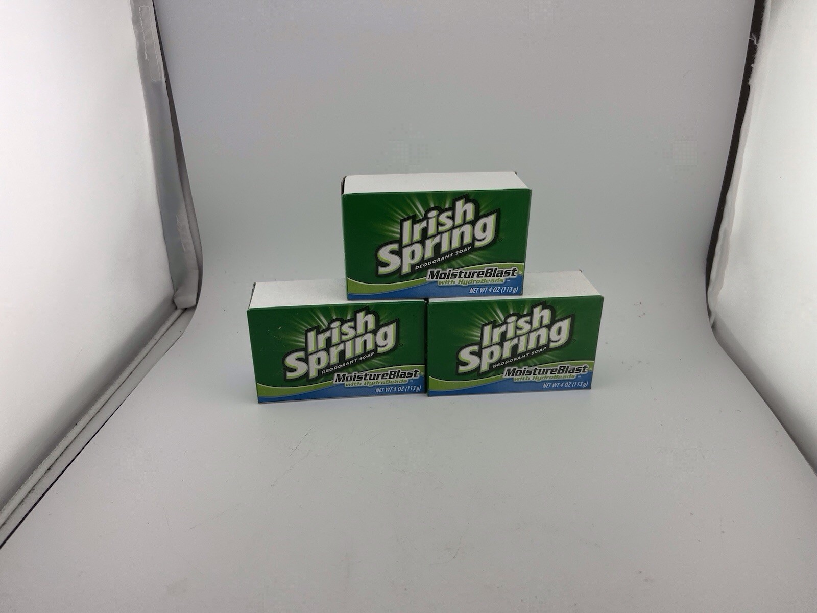 Irish Spring Moisture Blast Deodorant Soap 6 Pack Old Version NO FLAXSEED OIL