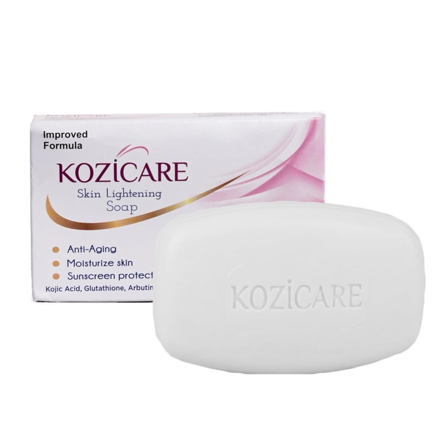 Kozicare Skin Lightening Soap 75g Each Remove Dark Spots & Ten For Glowing Skin