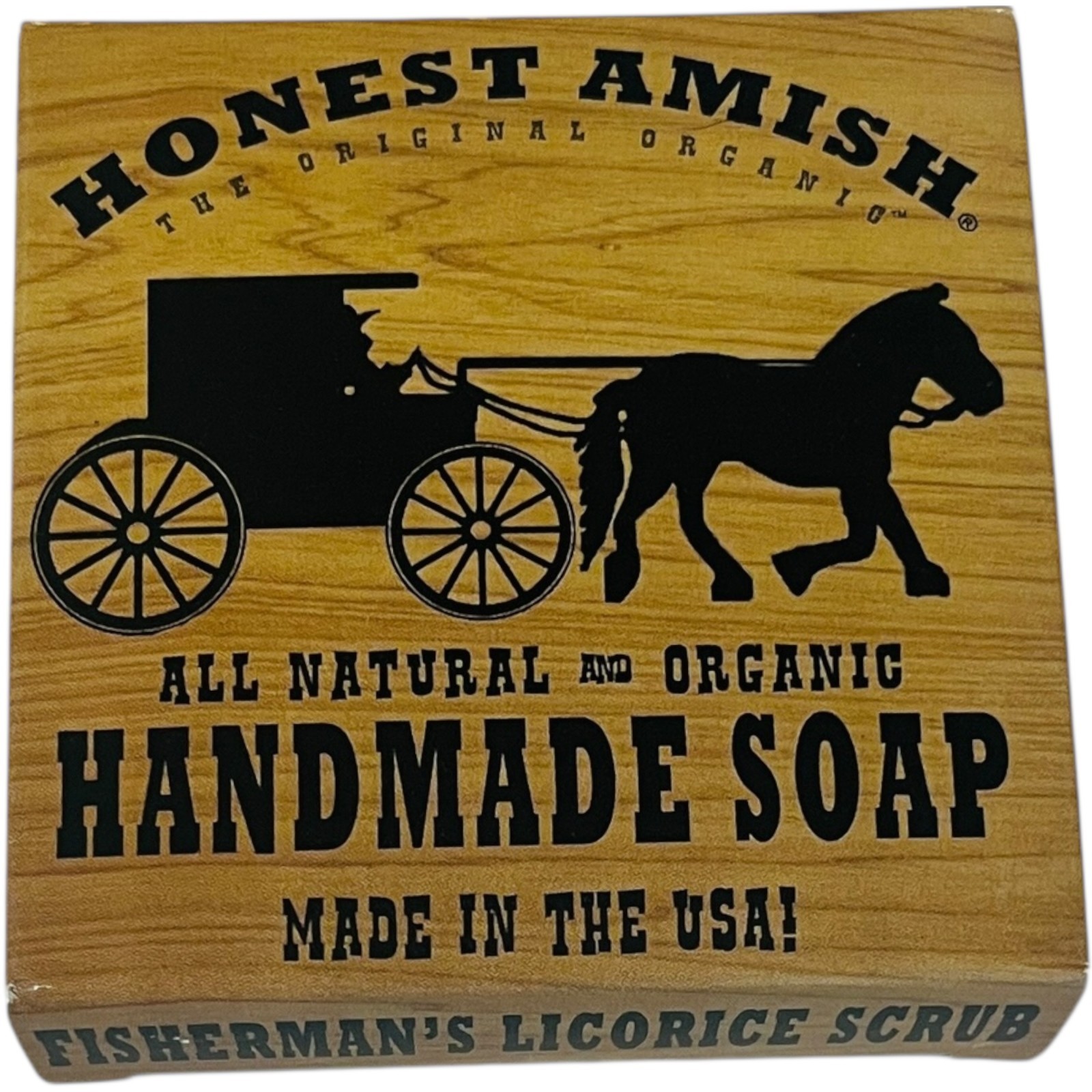 Honest Amish Handmade Soap – Fisherman’s Licorice Scrub